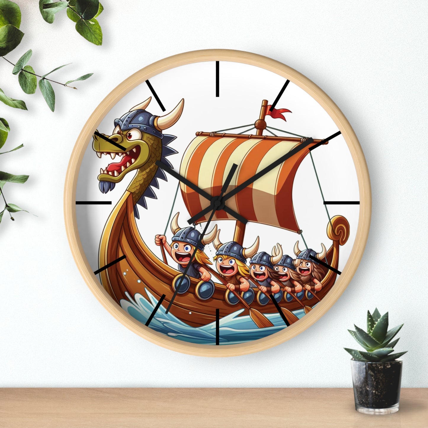 Little Raiding Party Wall Clock
