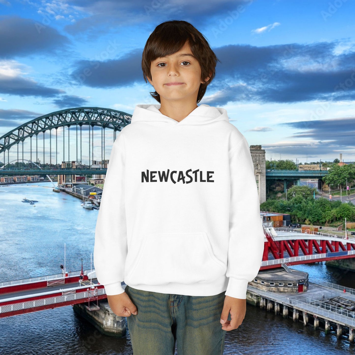 Newcastle United Mini Toon Supporter Youth Hoodie