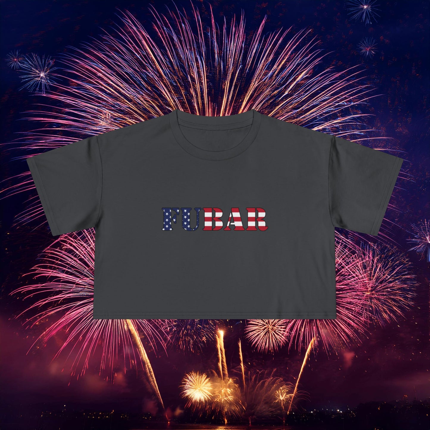 USA FUBAR Women's Crop Tee