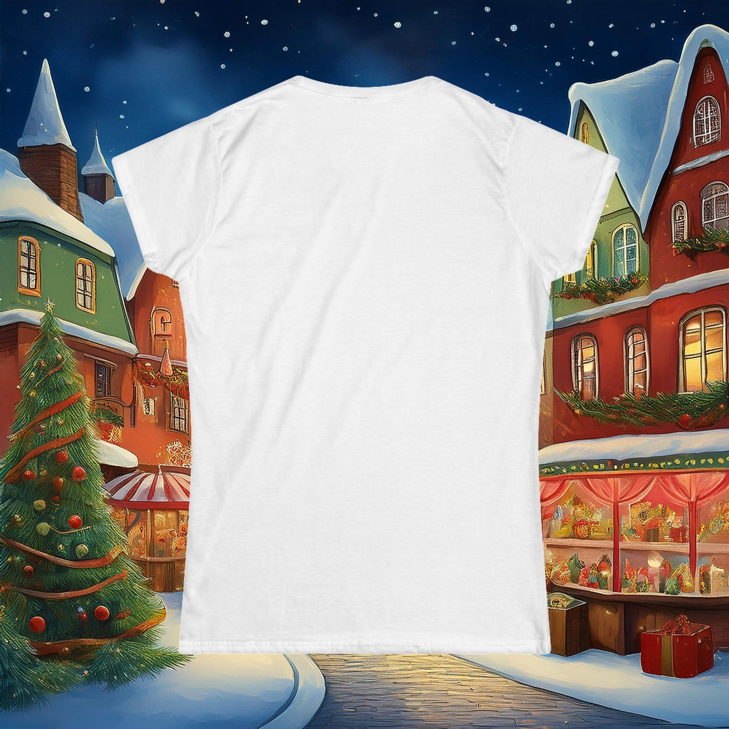 Newcastle United Santa Is A Geordie Women's Tee