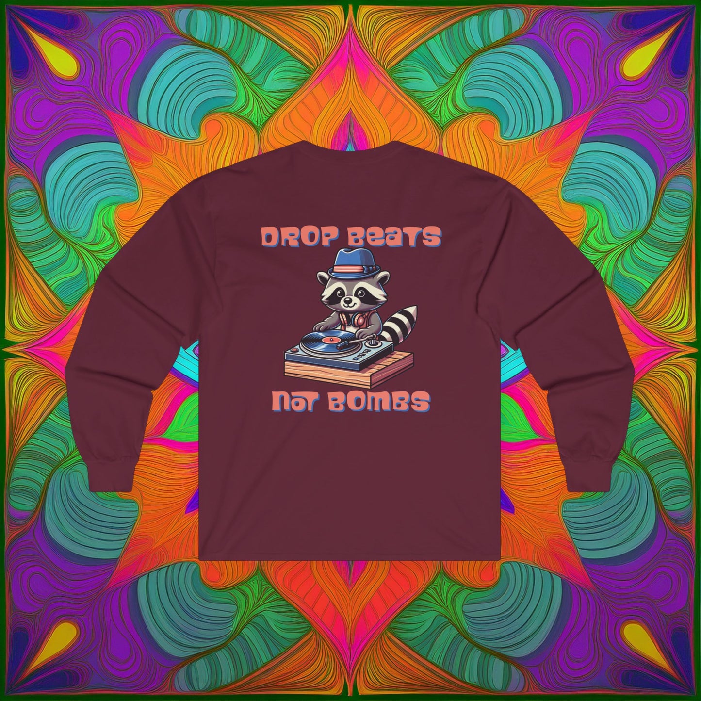 The "Beats Not Bombs" Peace Long Sleeve Tee