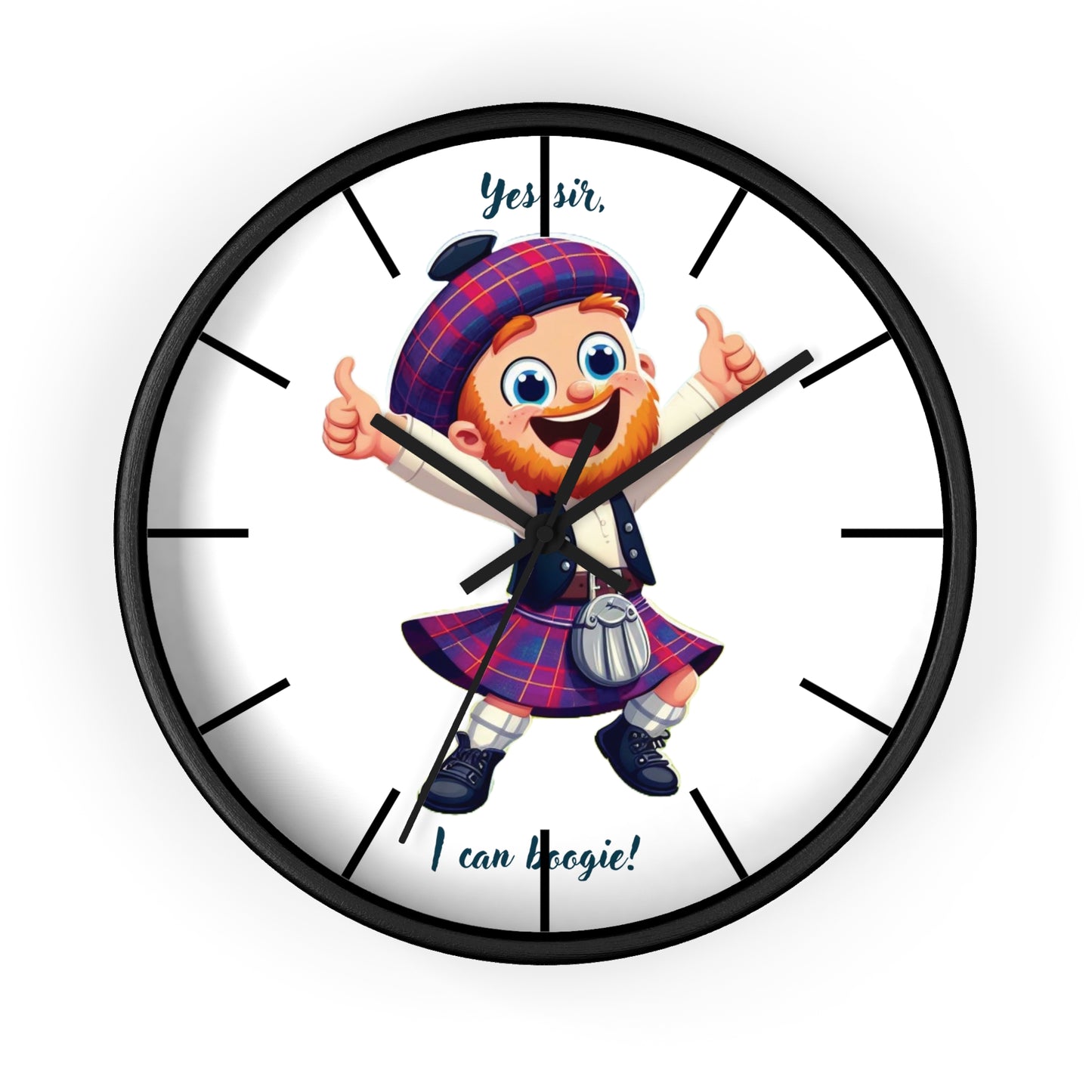 Scotland Can Boogie Wall Clock