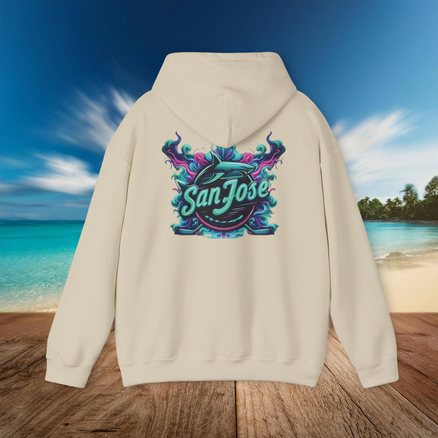 San Jose Hockey Neon Hoodie