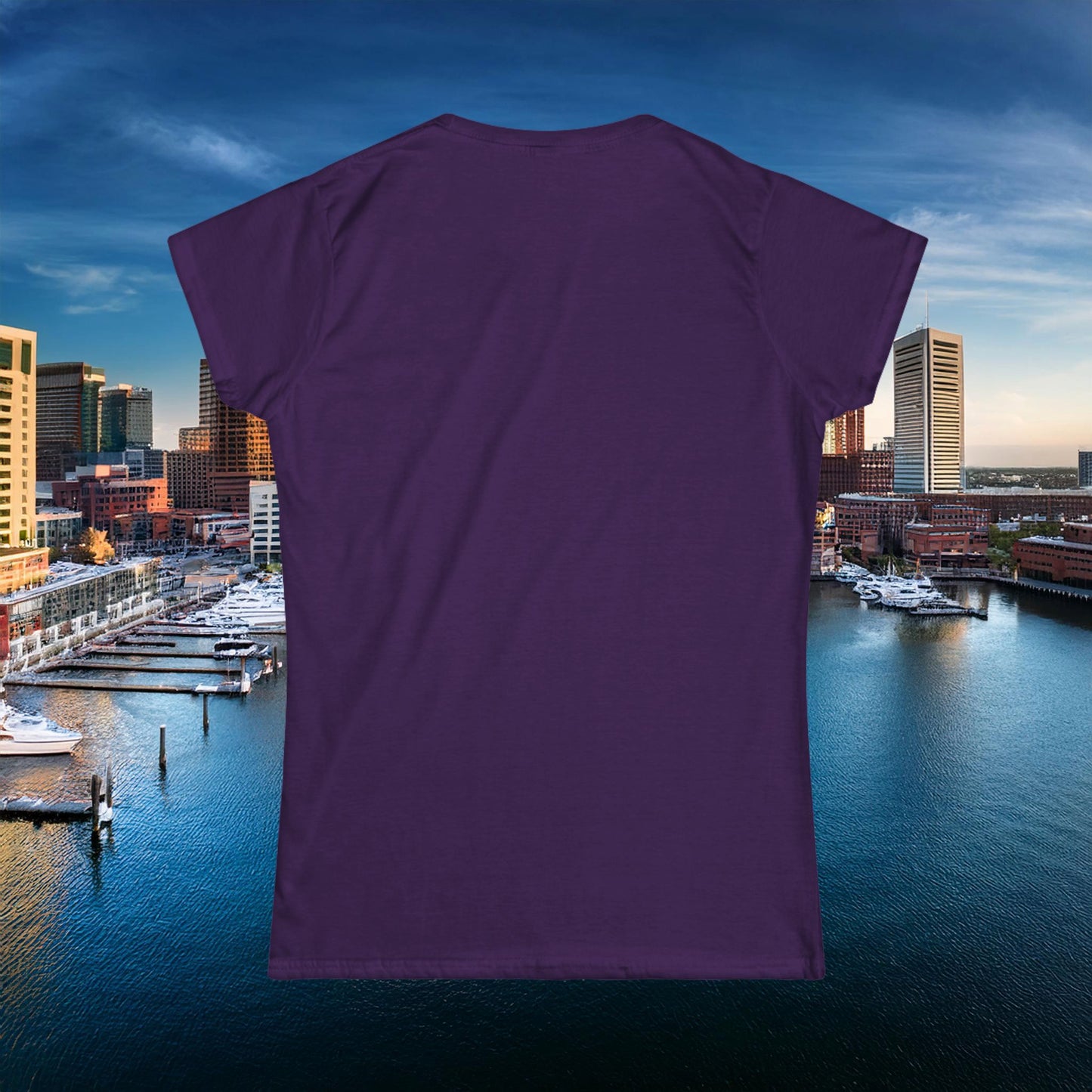 Baltimore Little Football Player Women's Softstyle Tee