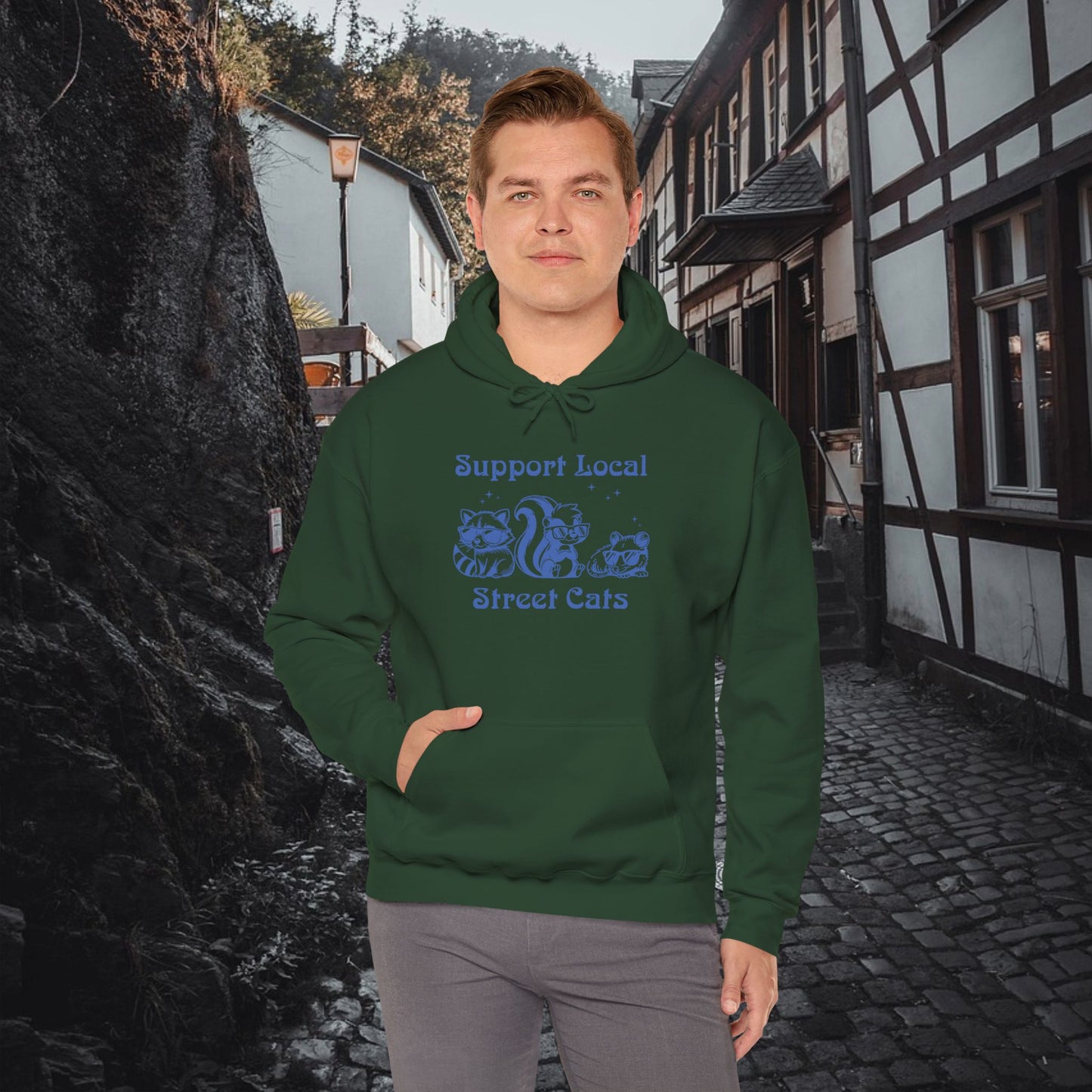 Support Local Street Cats Hoodie