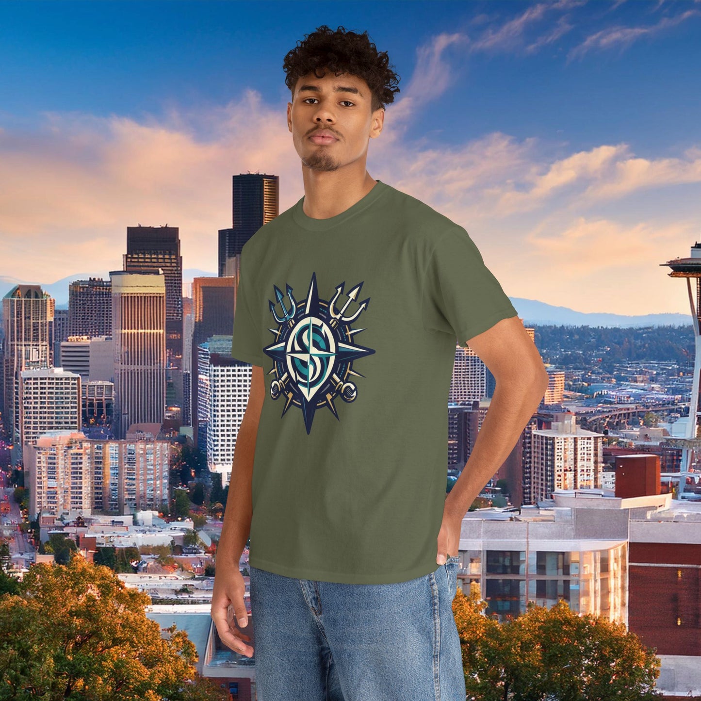 Seattle Baseball Crest Tee