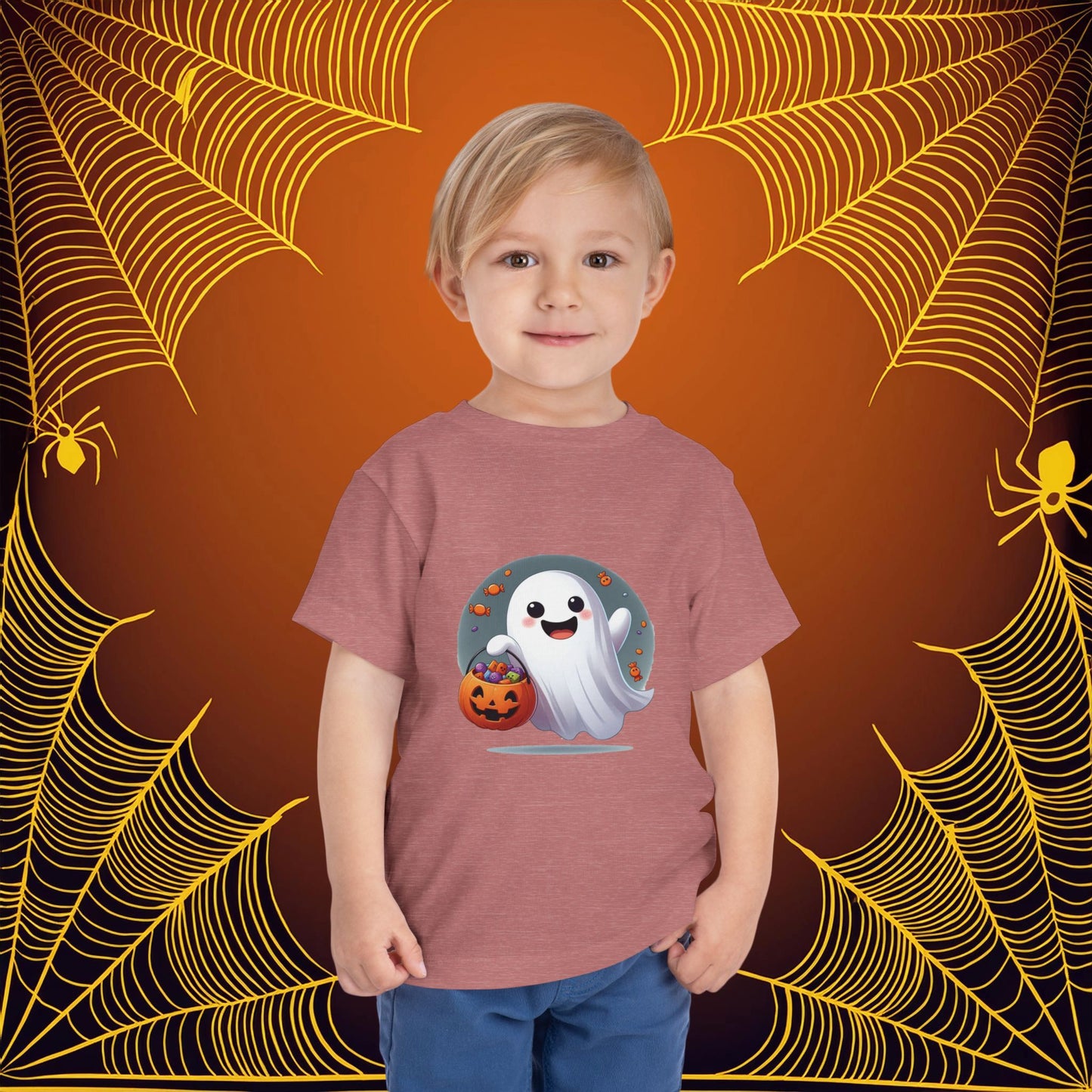 Trick or Treat Ghost Toddler Tee