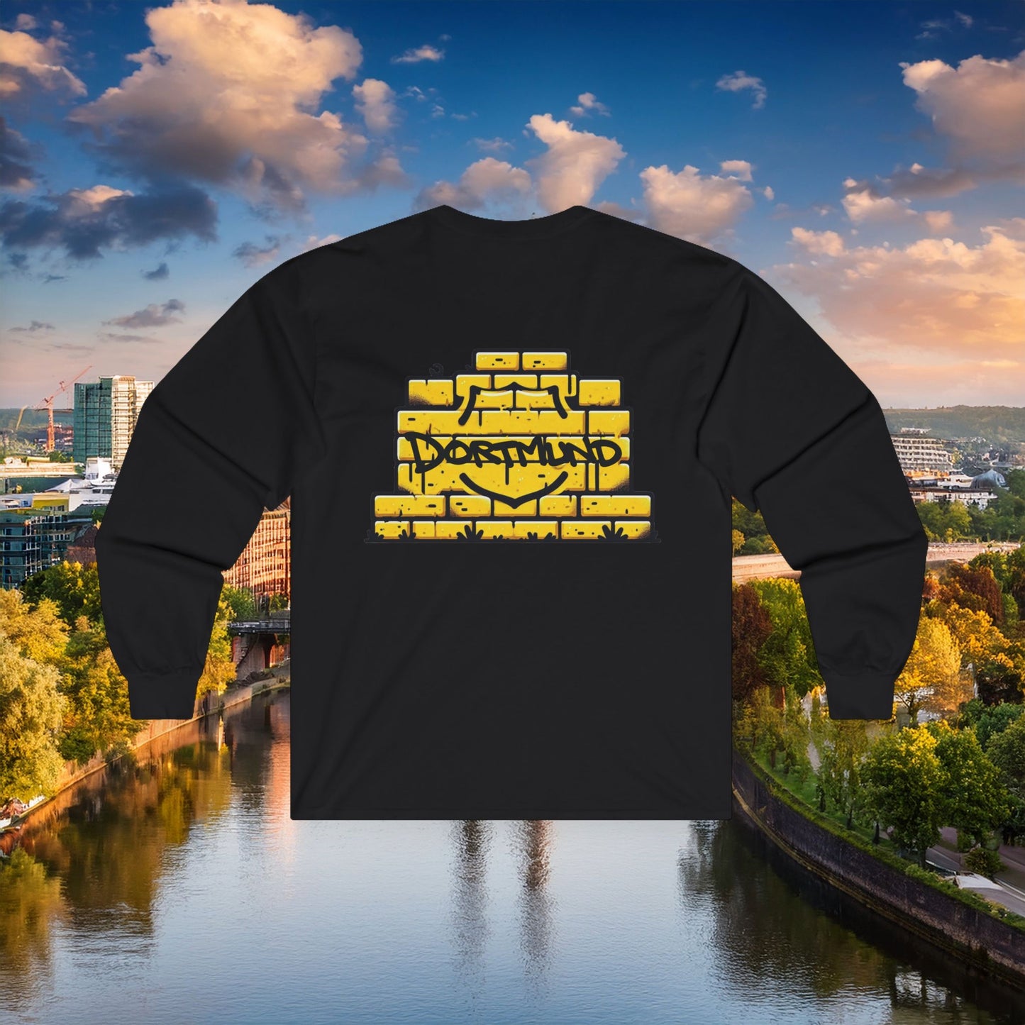 Dortmund Yellow Wall Long Sleeve Tee