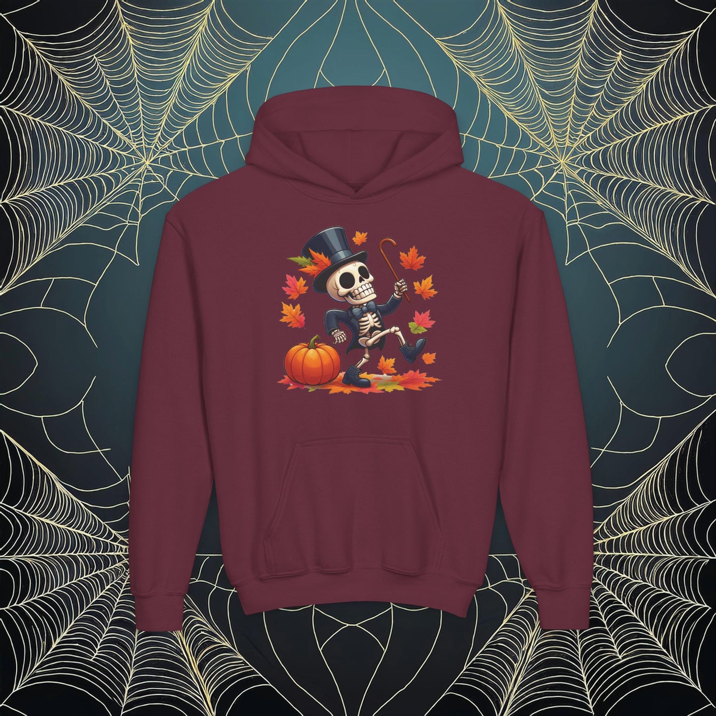 Snazzy Skeleton Youth Hoodie