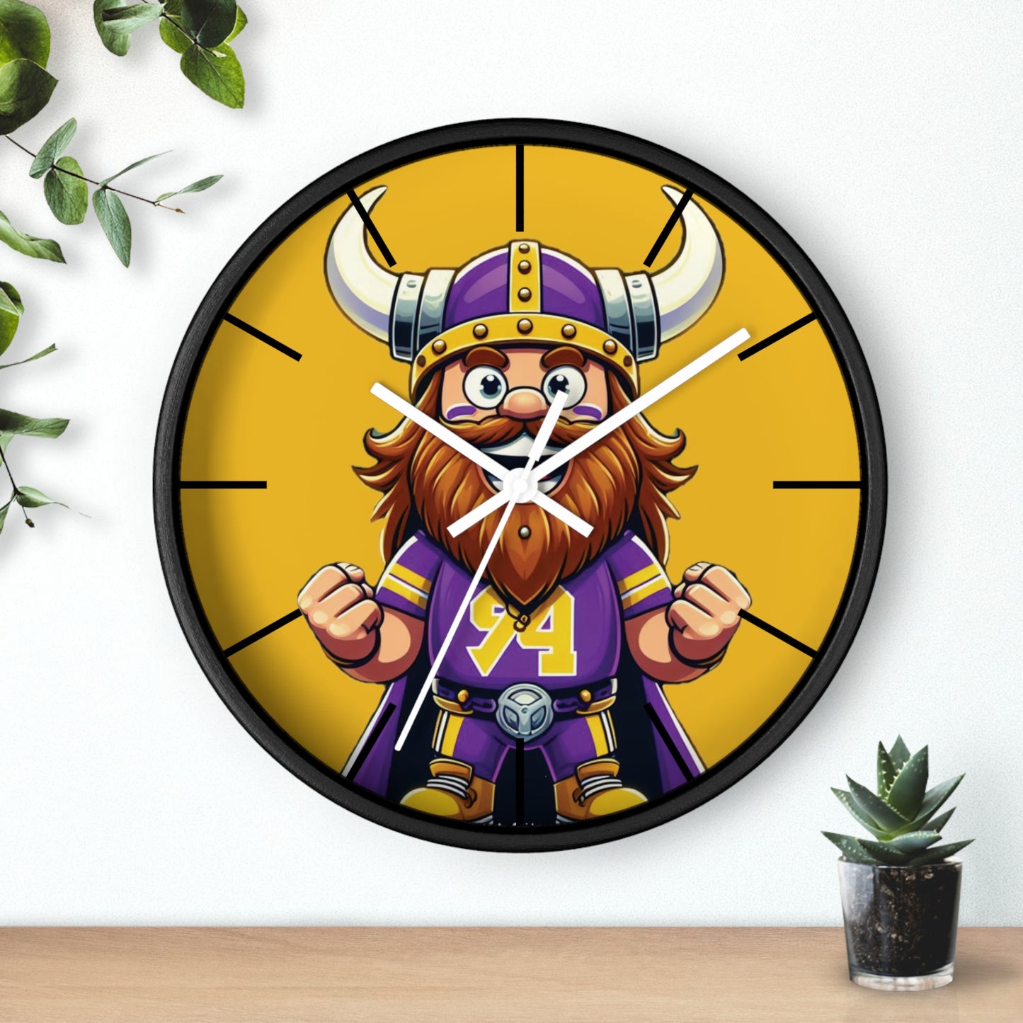 Minnesota Football Fan Wall Clock