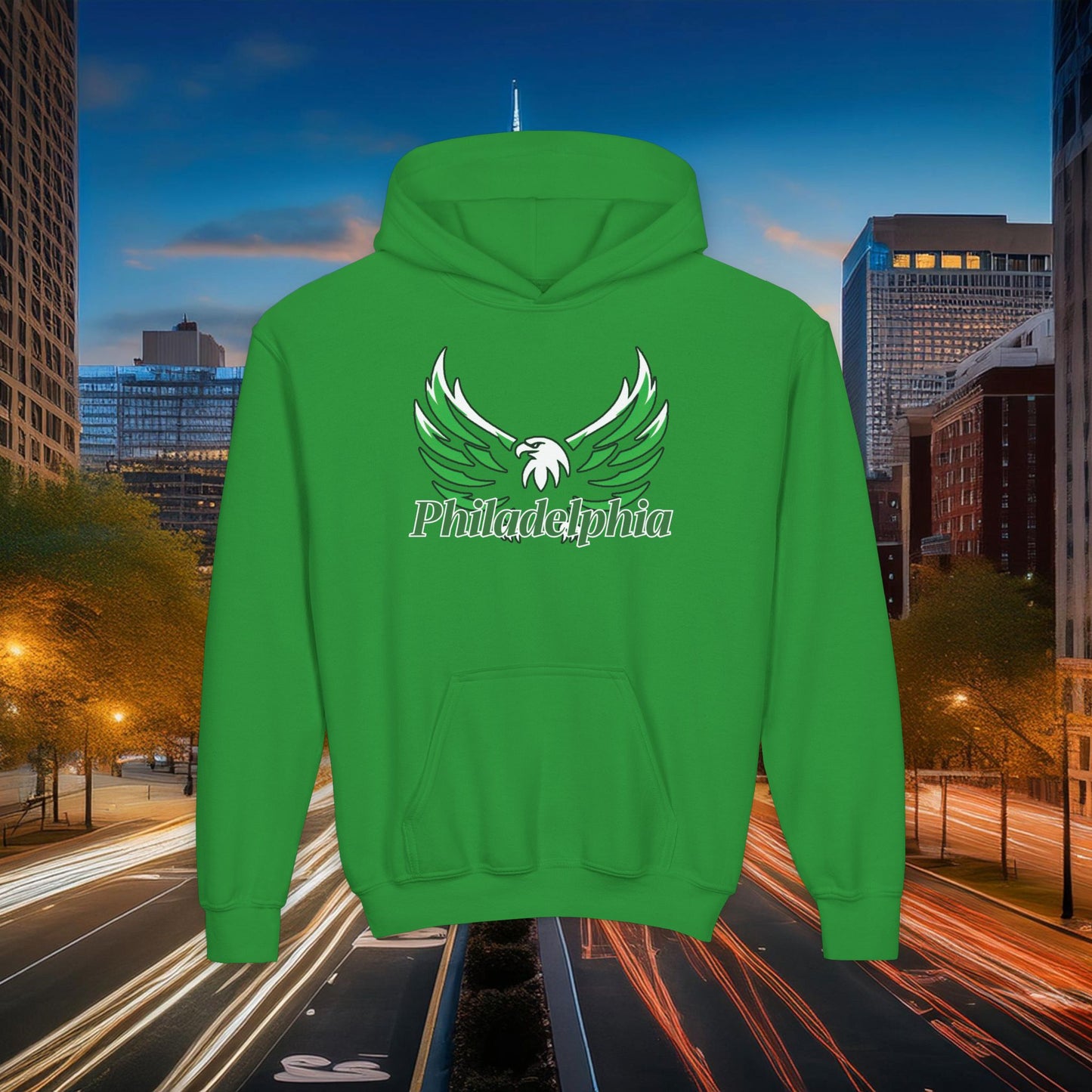 Philadelphia Eagle Logo Youth Hoodie