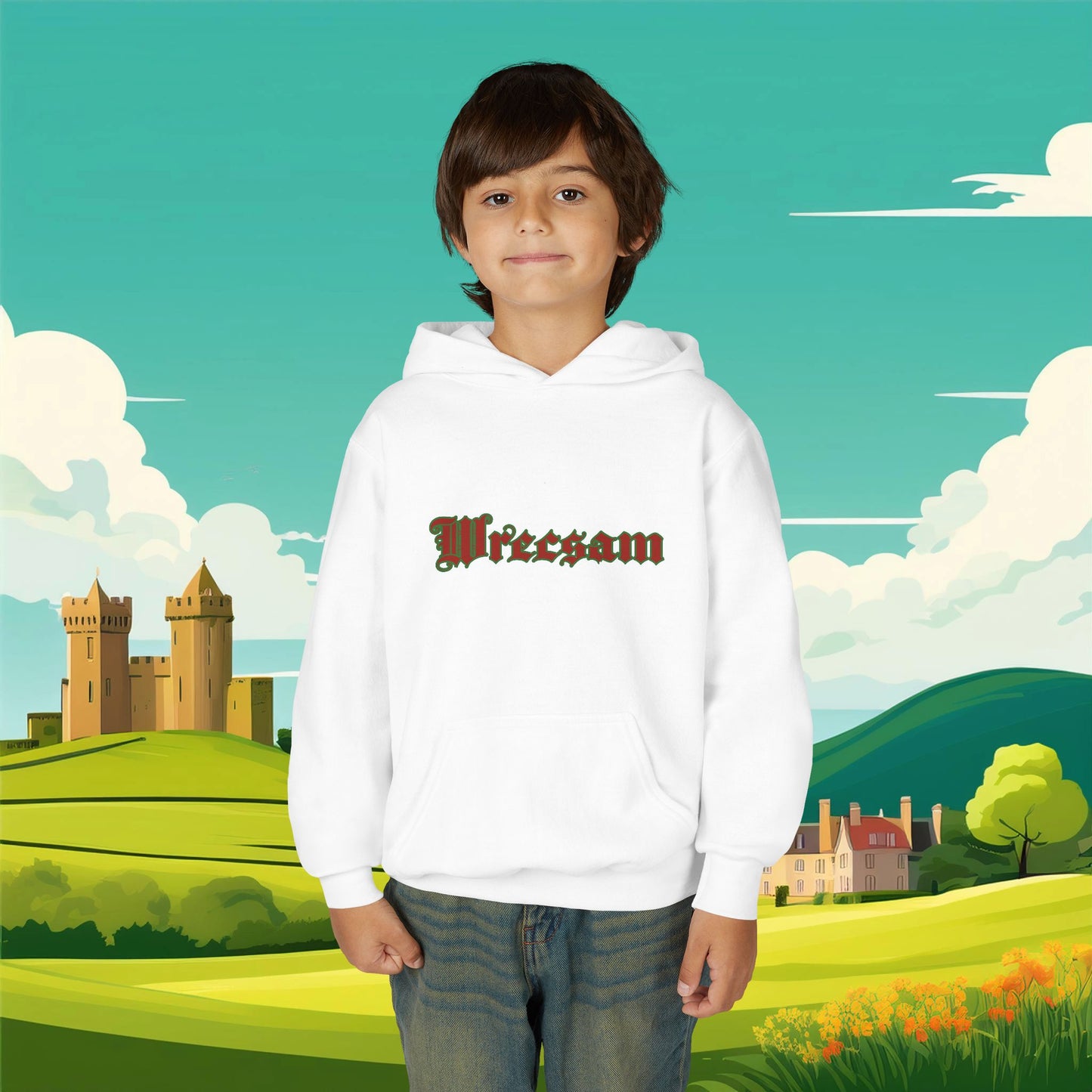 Wrecsam Mini Red Dragon Youth Hoodie