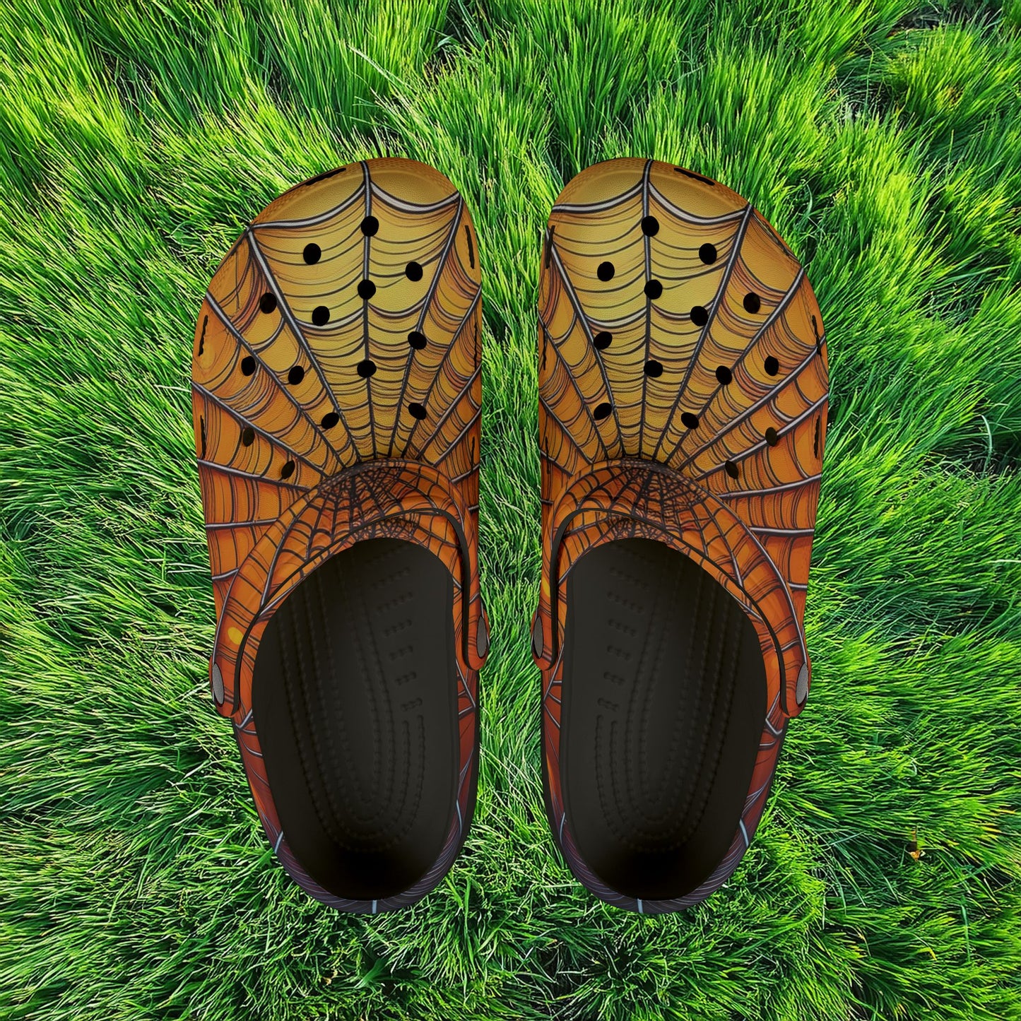 Spider Web Foam Clogs