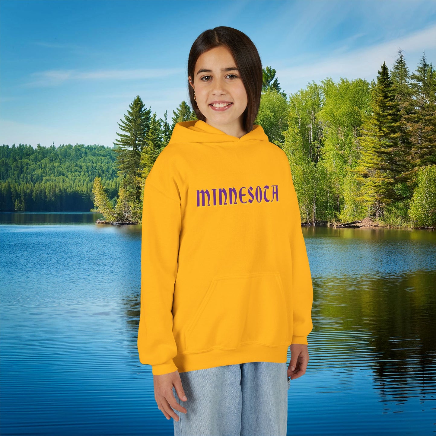 Purple Viking Youth Hoodie