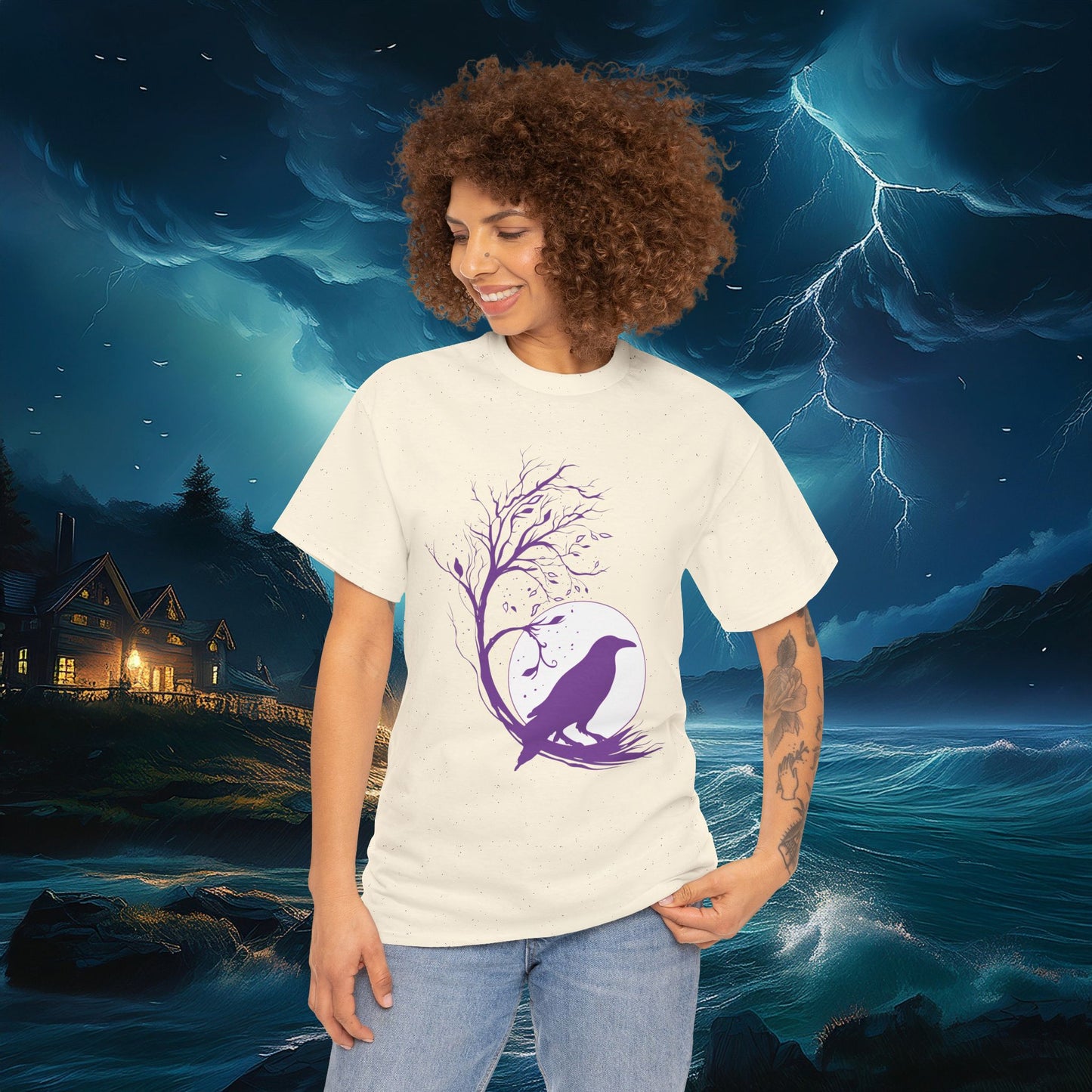 Purple Raven Tee