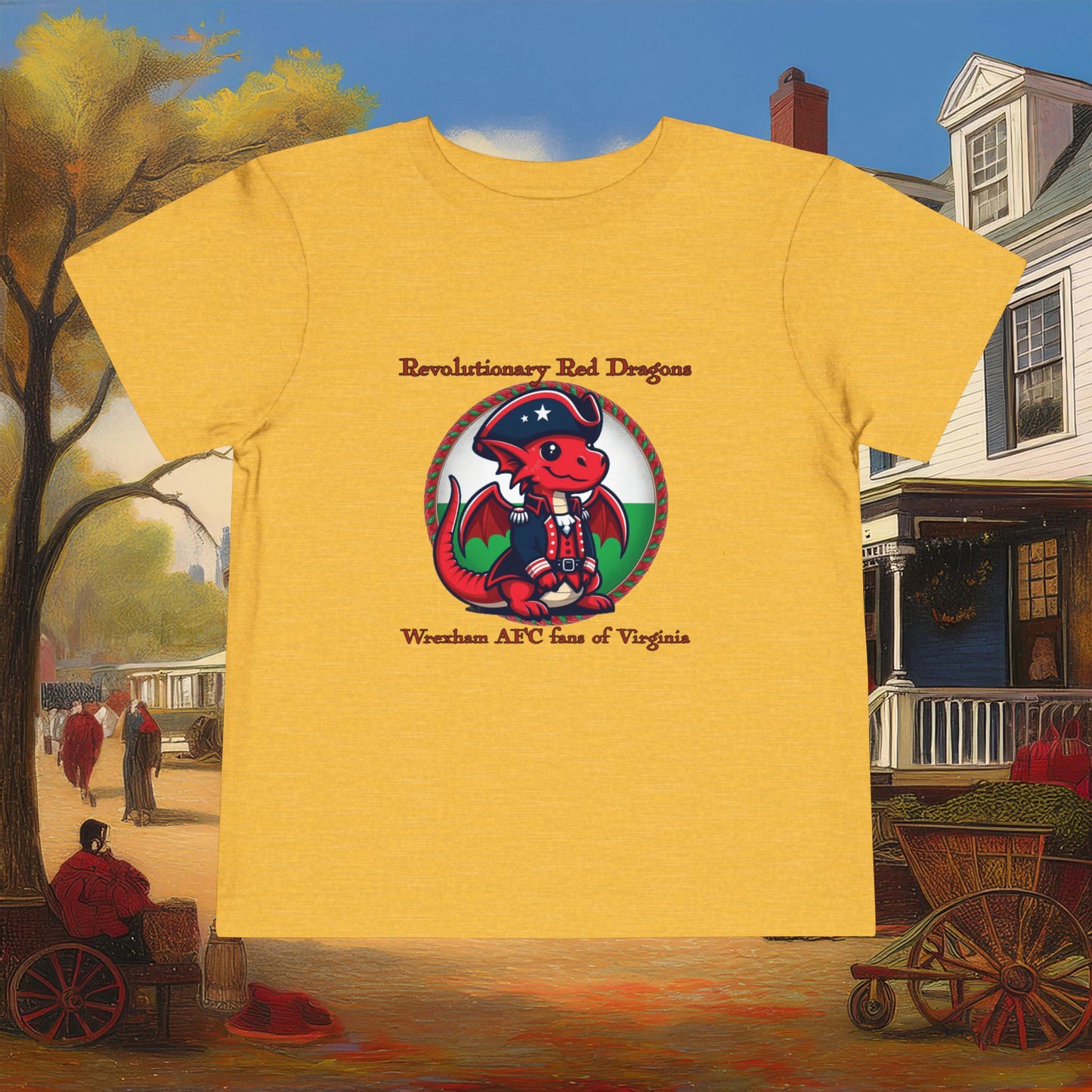 Mini Revolutionary Red Dragons Toddler Tee