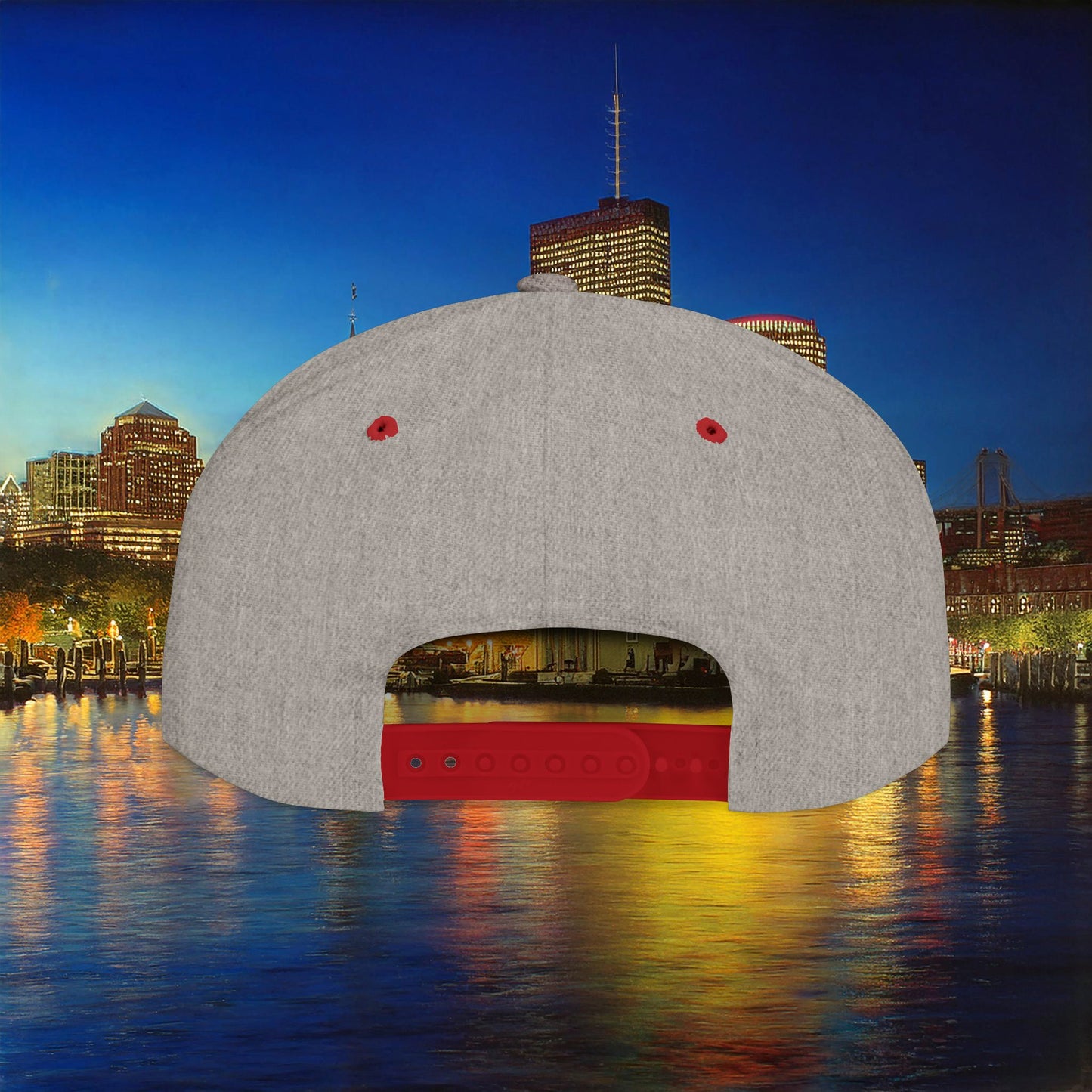 Boston Baseball Player Flat Bill Snapback