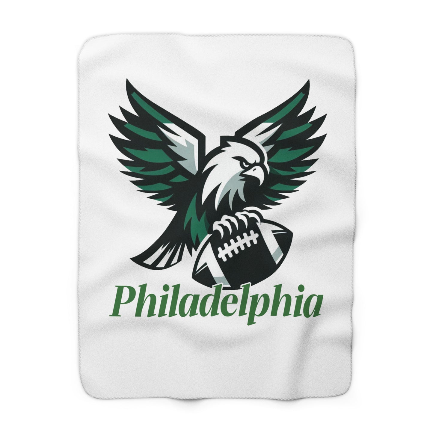 Fly Eagles Fly Sherpa Fleece Blanket