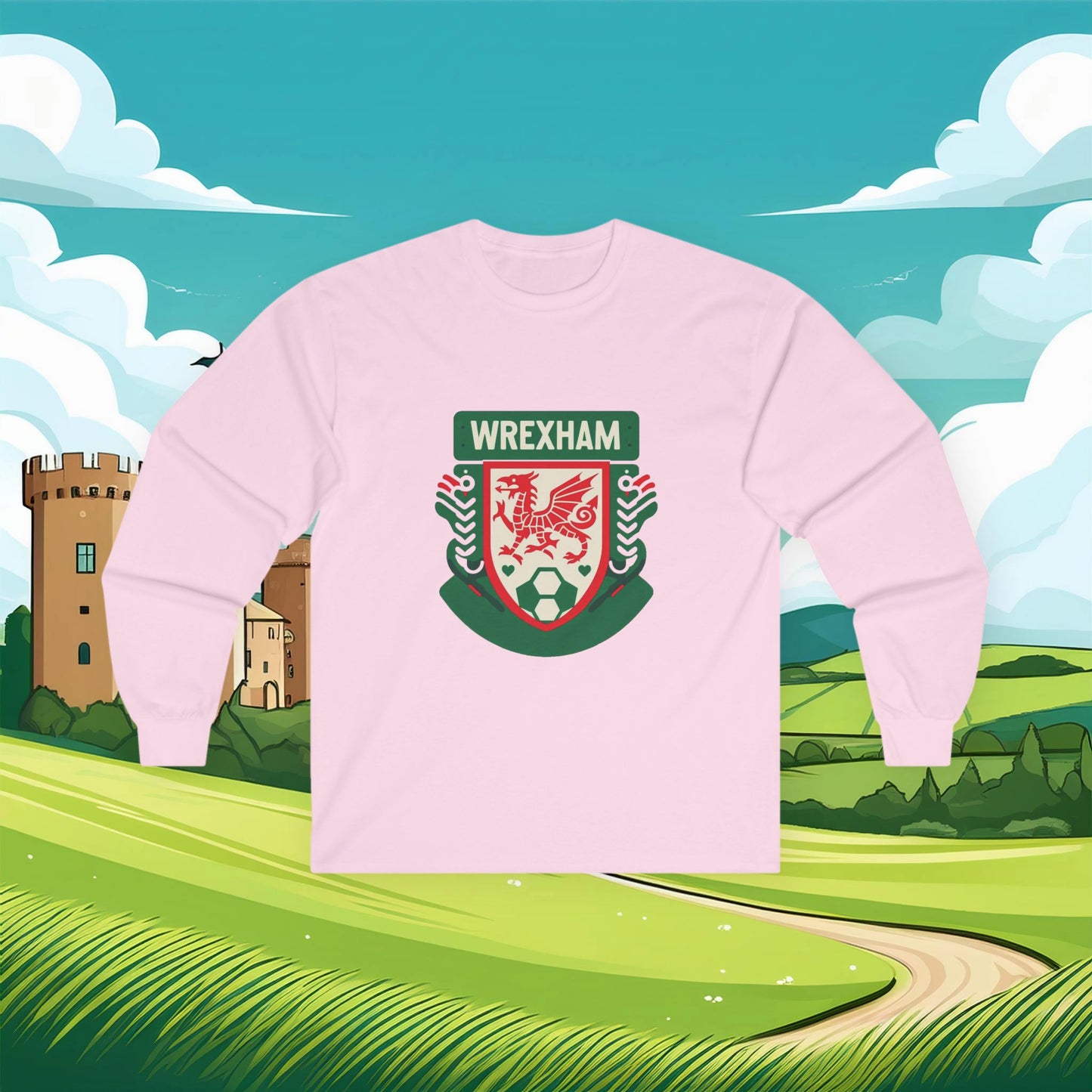 Wrexham Logo Long Sleeve Tee