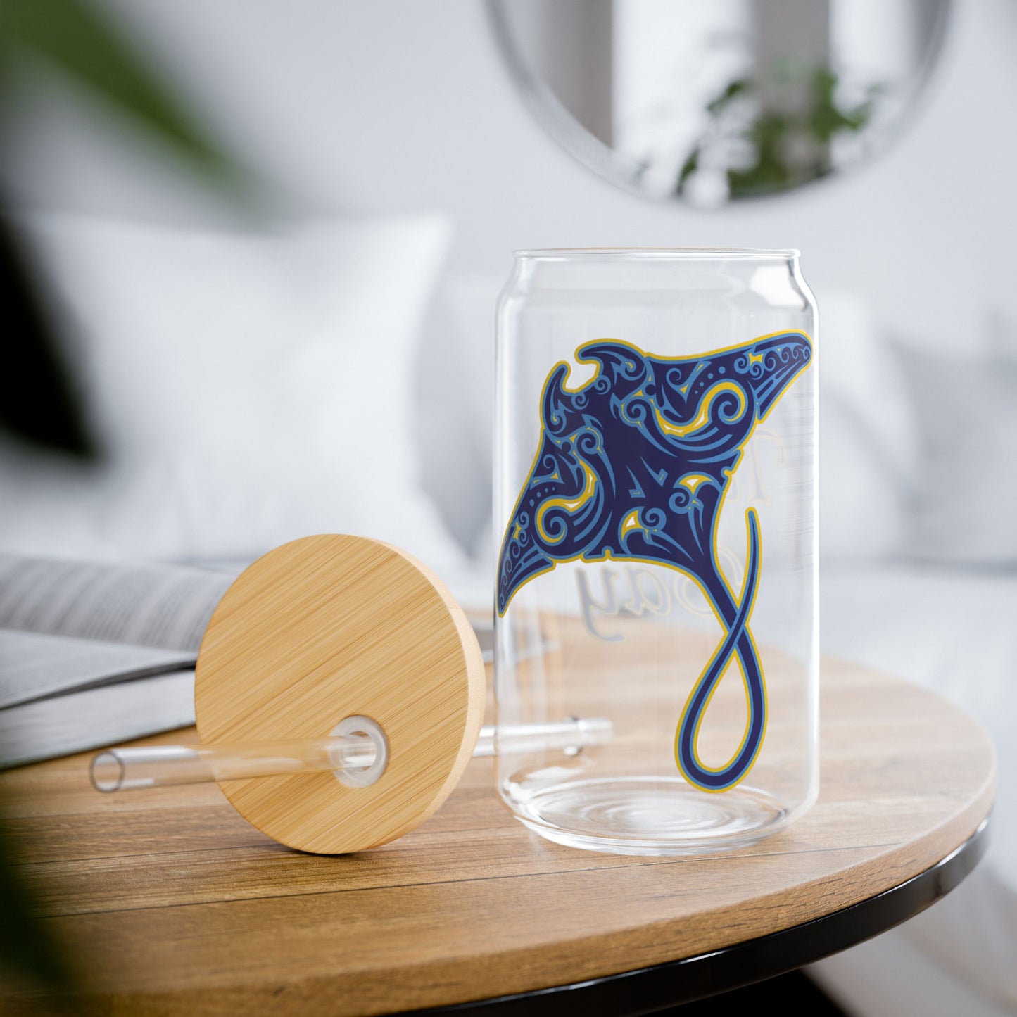 Manta Ray Sipper Glass