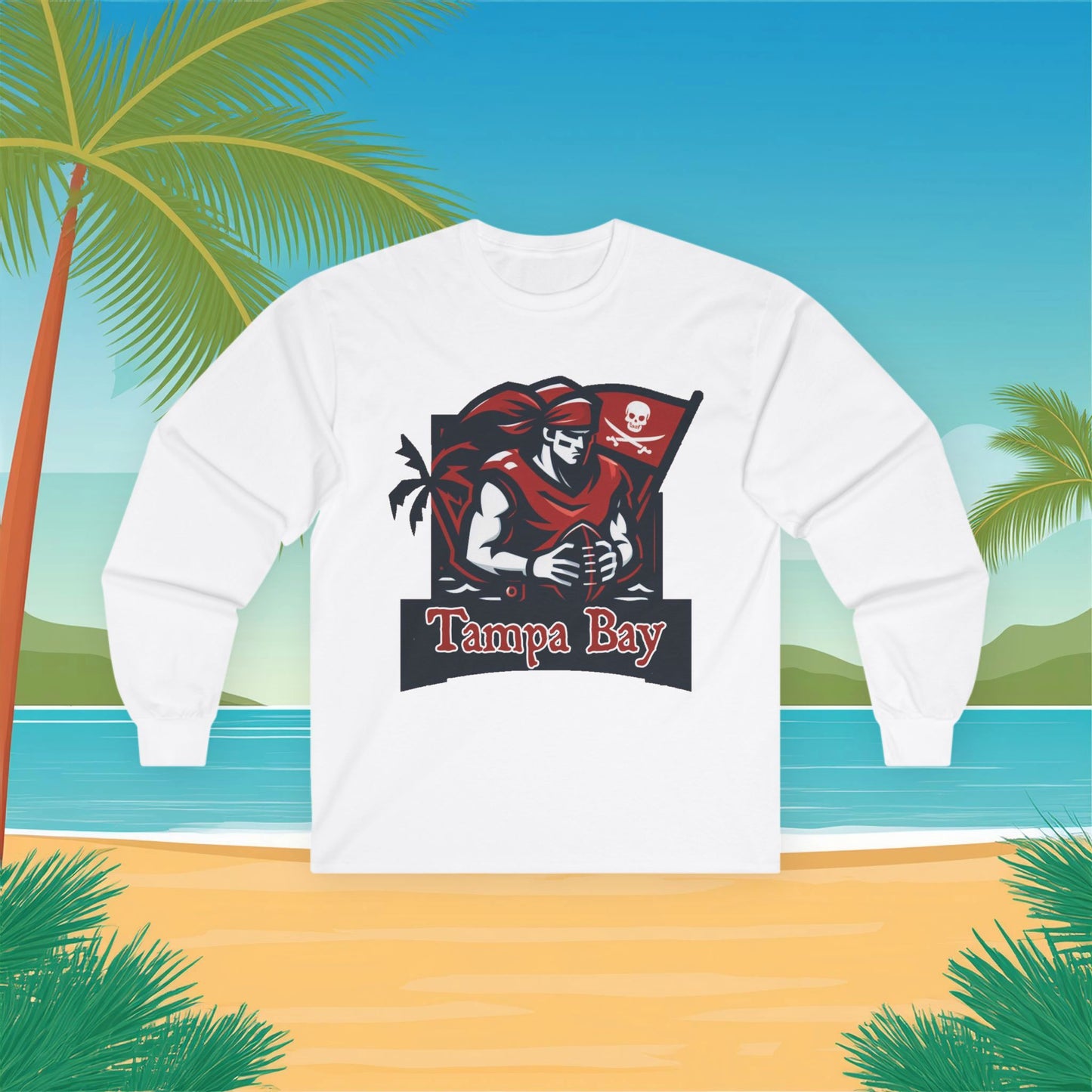 Tampa Bay Football Player Long Sleeve Tee