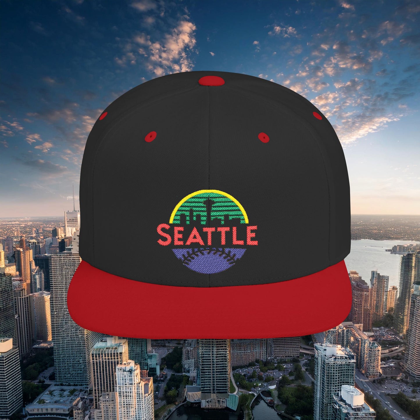 Seattle Baseball Flat Bill Snapback