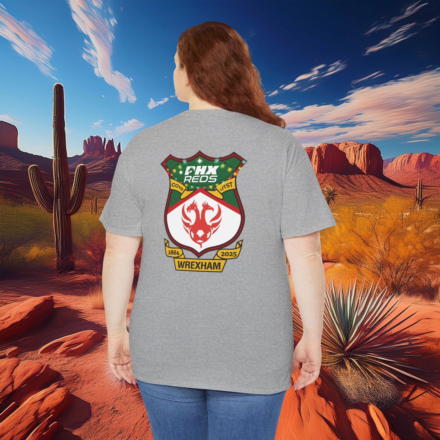 PHX Reds Christmas Crest Tee