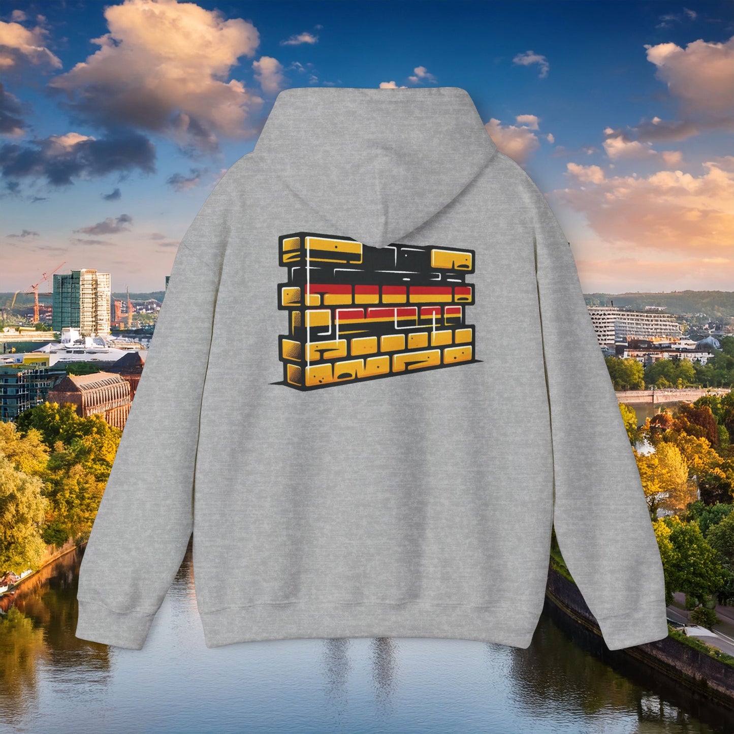 Dortmund Bundesflagge Wall Hoodie