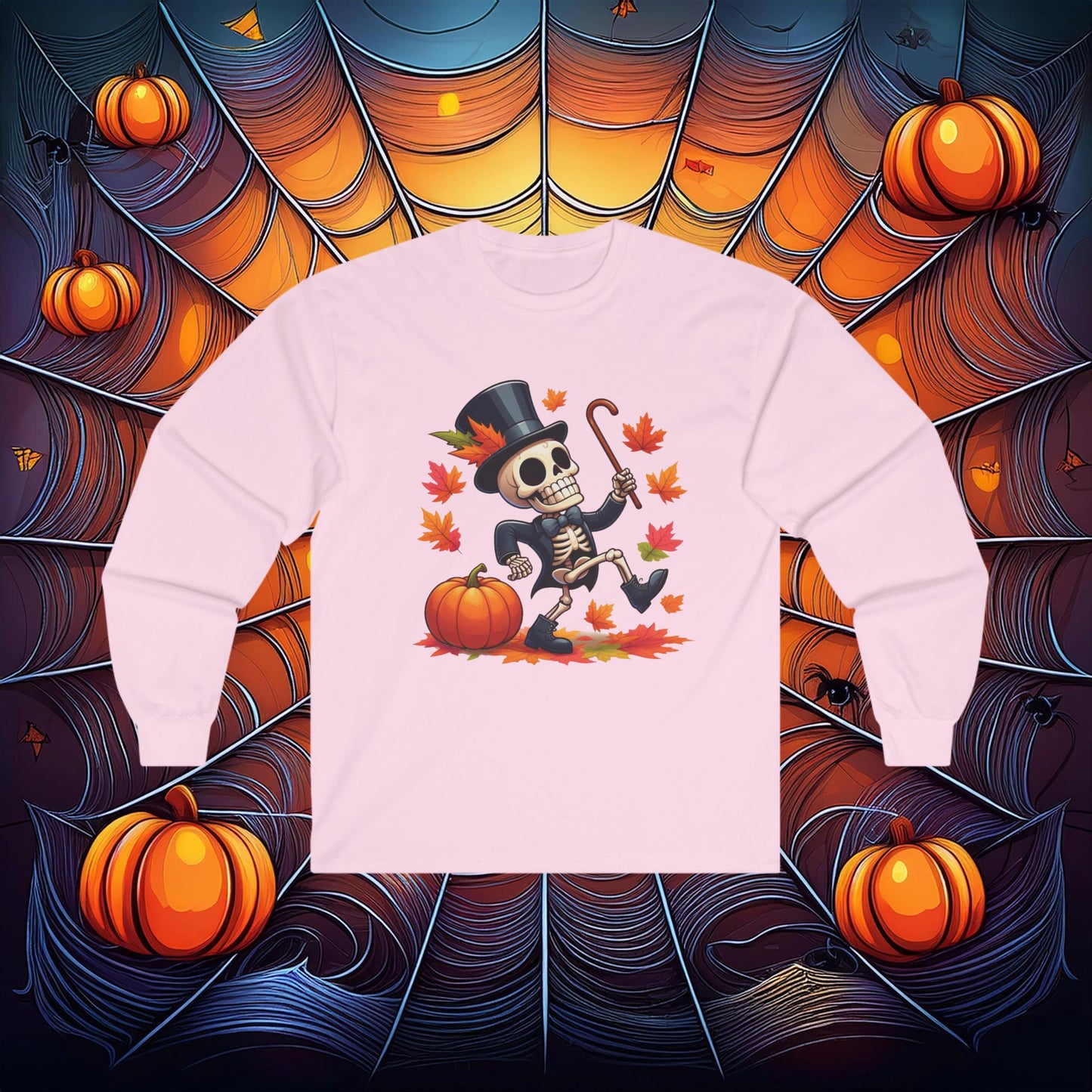 Snazzy Skeleton Long Sleeve Tee