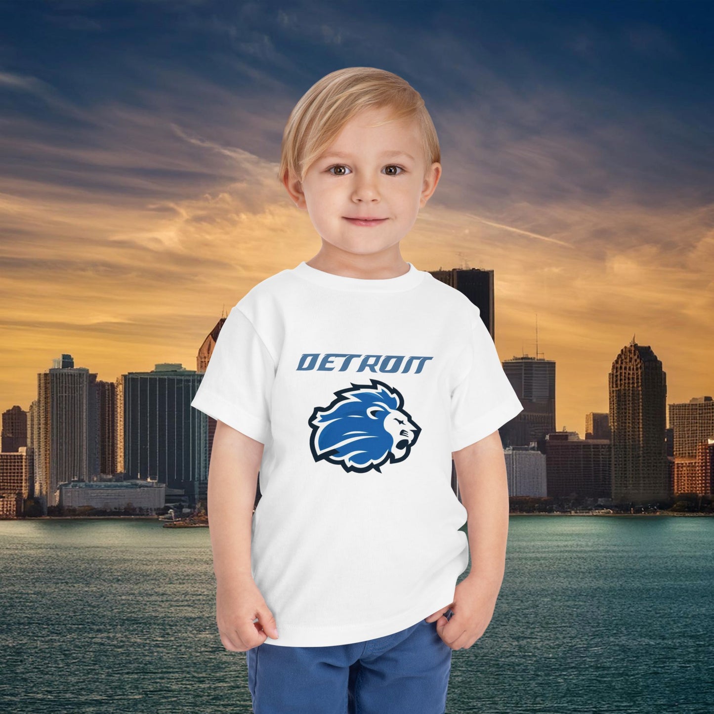 Detroit Football Logo Toddler Tee