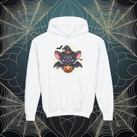 Trick or Treat Bat Youth Hoodie
