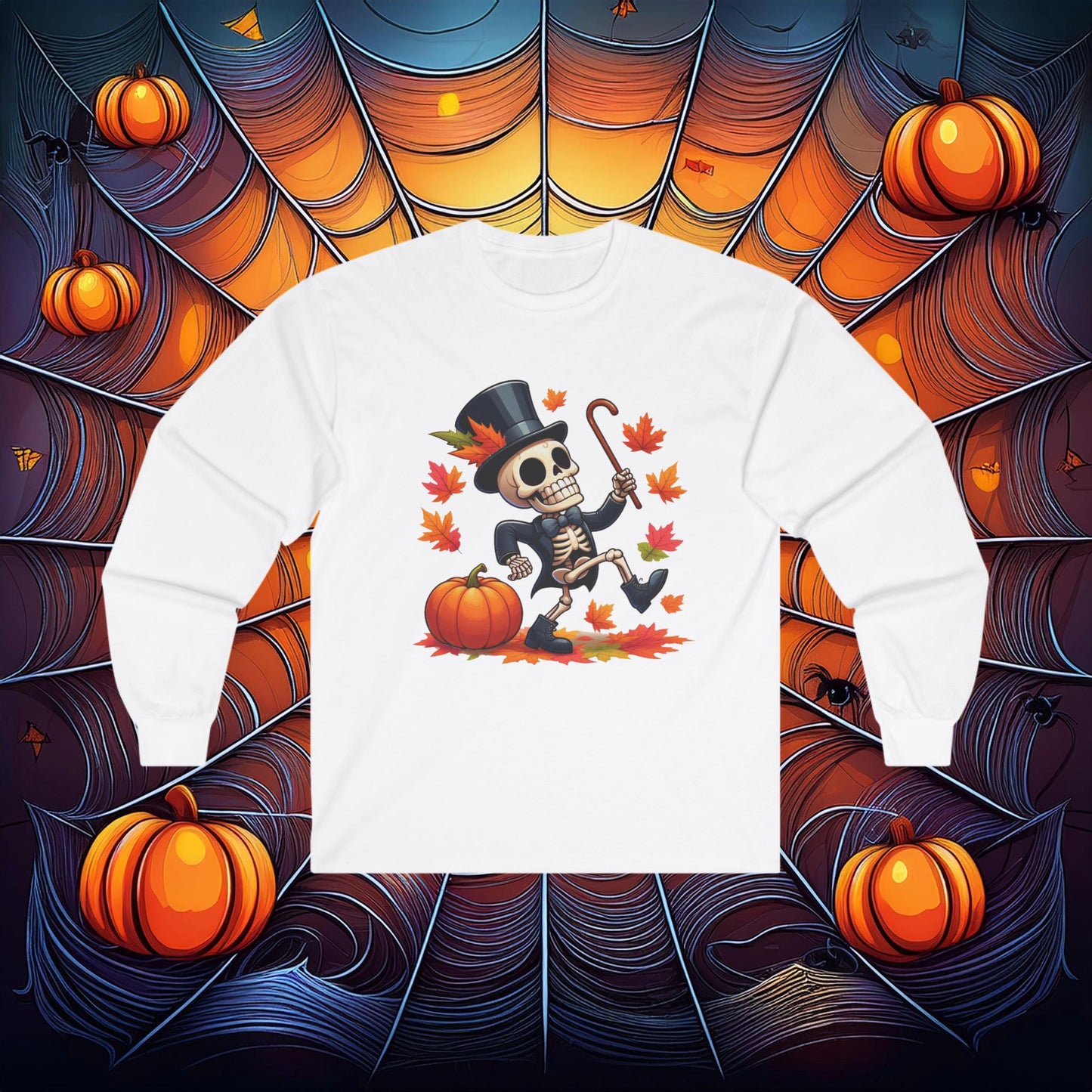 Snazzy Skeleton Long Sleeve Tee