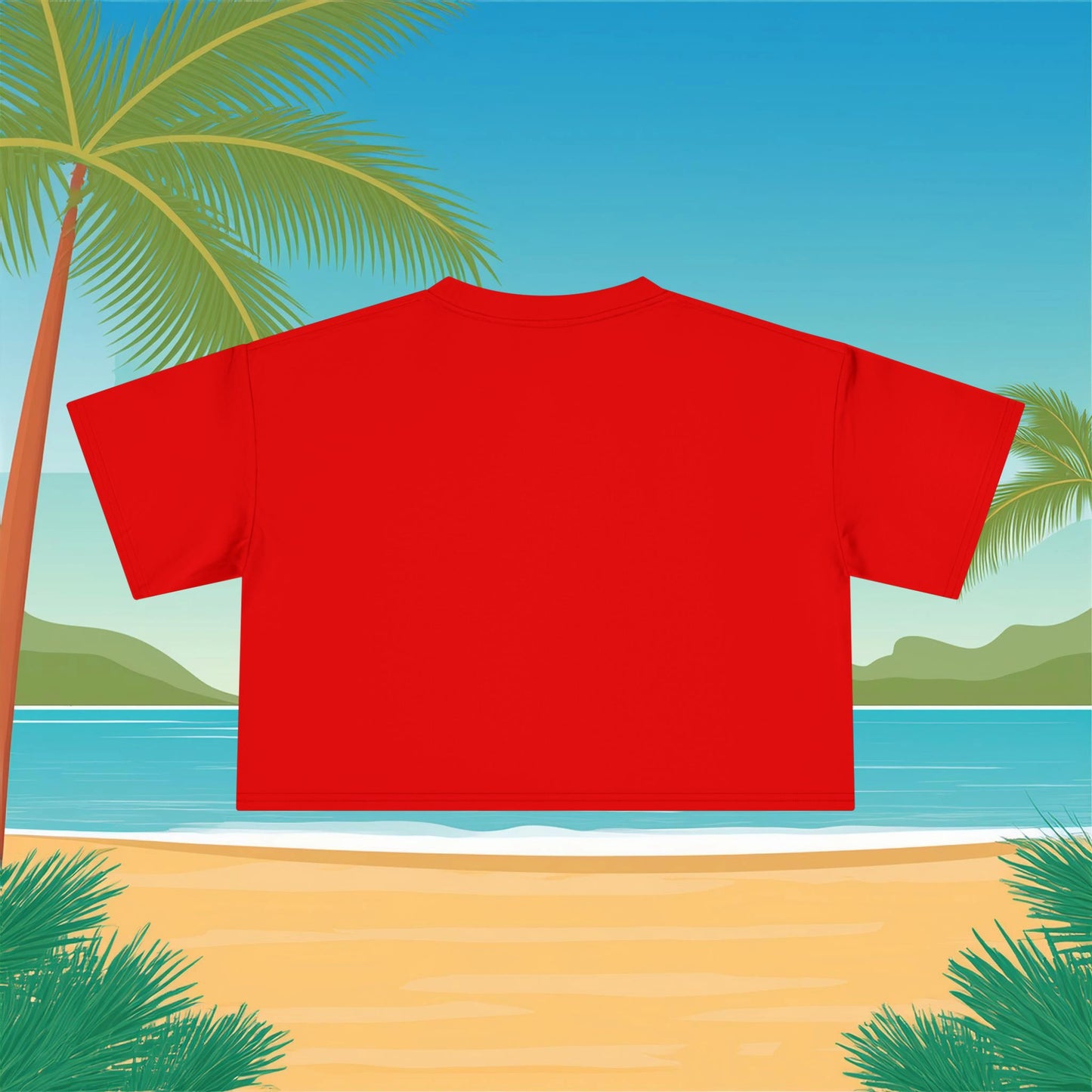 Rainbow Ohana Women's Crop Tee