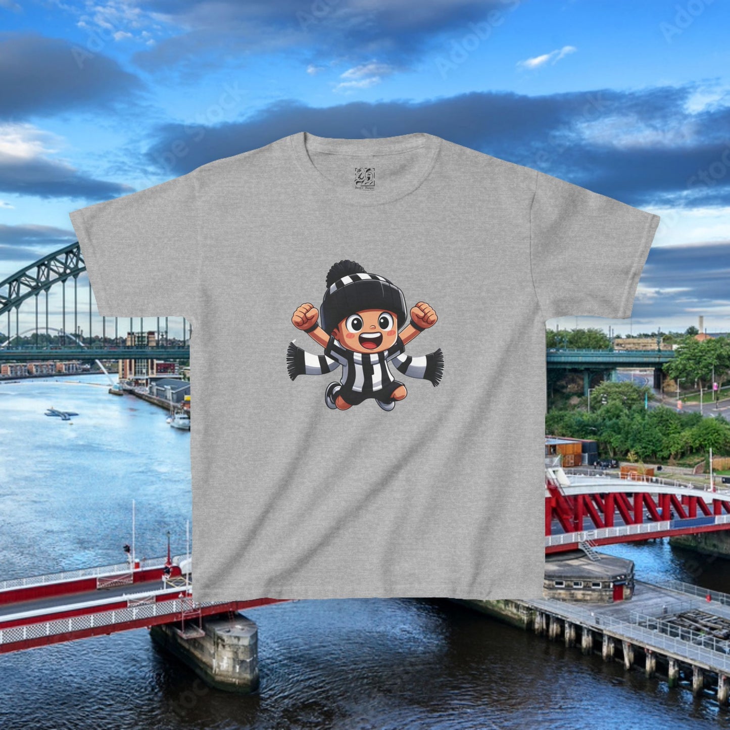Newcastle United Mini Toon Supporter Kids Tee