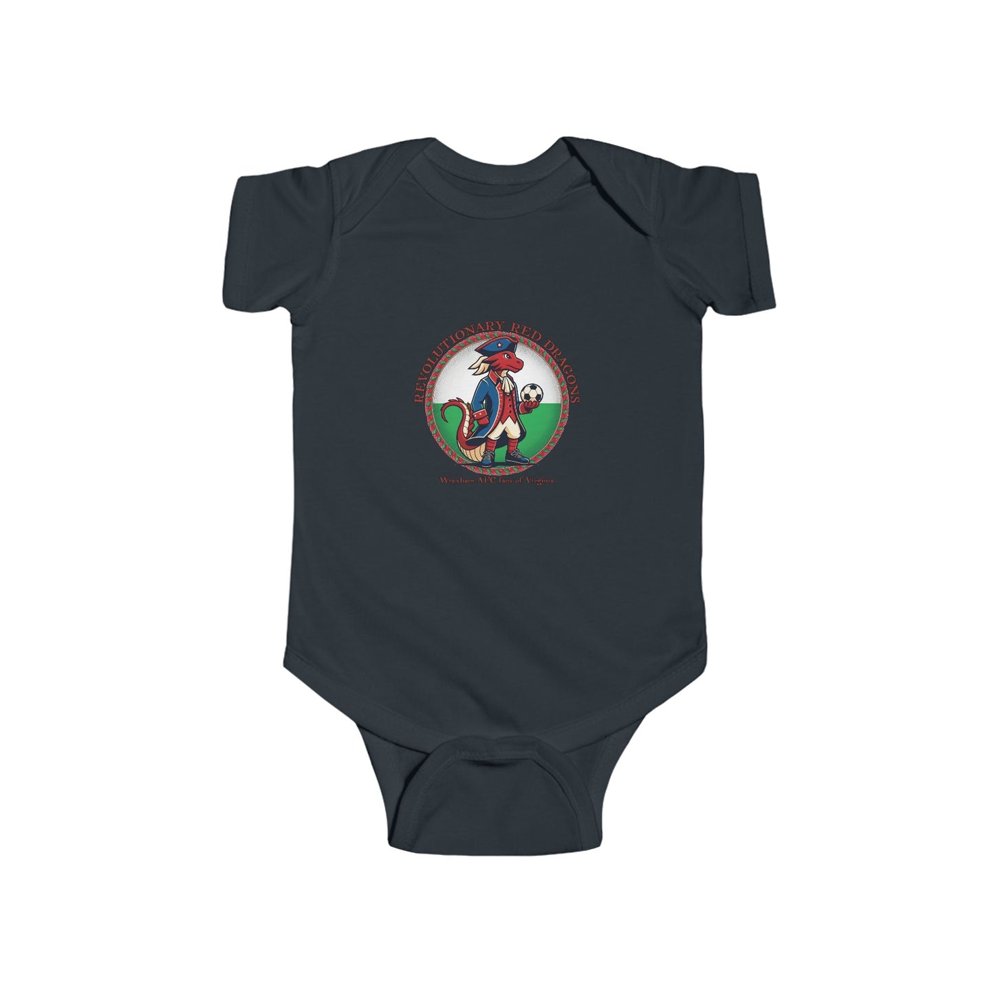 Little Revolutionary Red Dragons Infant Bodysuit
