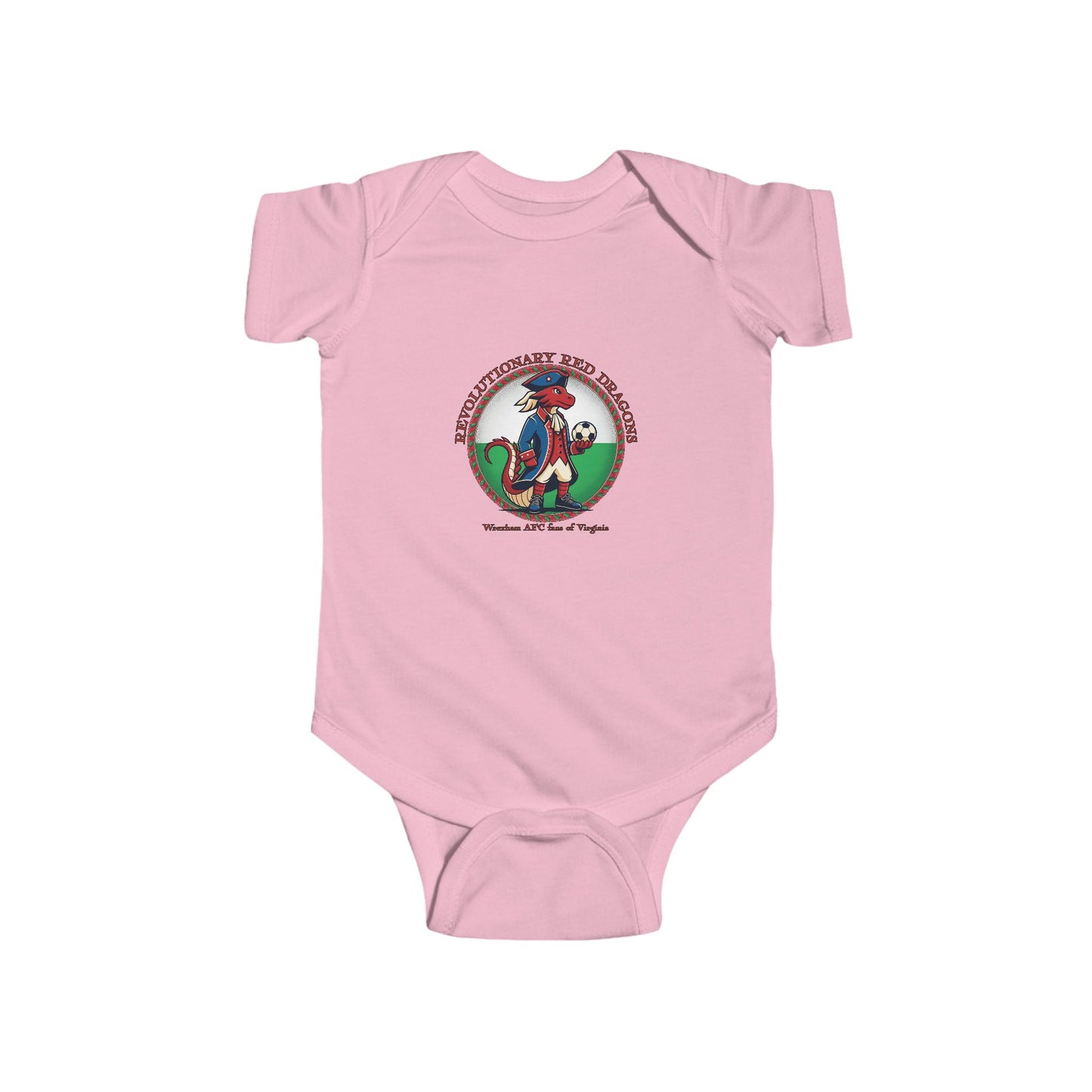 Little Revolutionary Red Dragons Infant Bodysuit