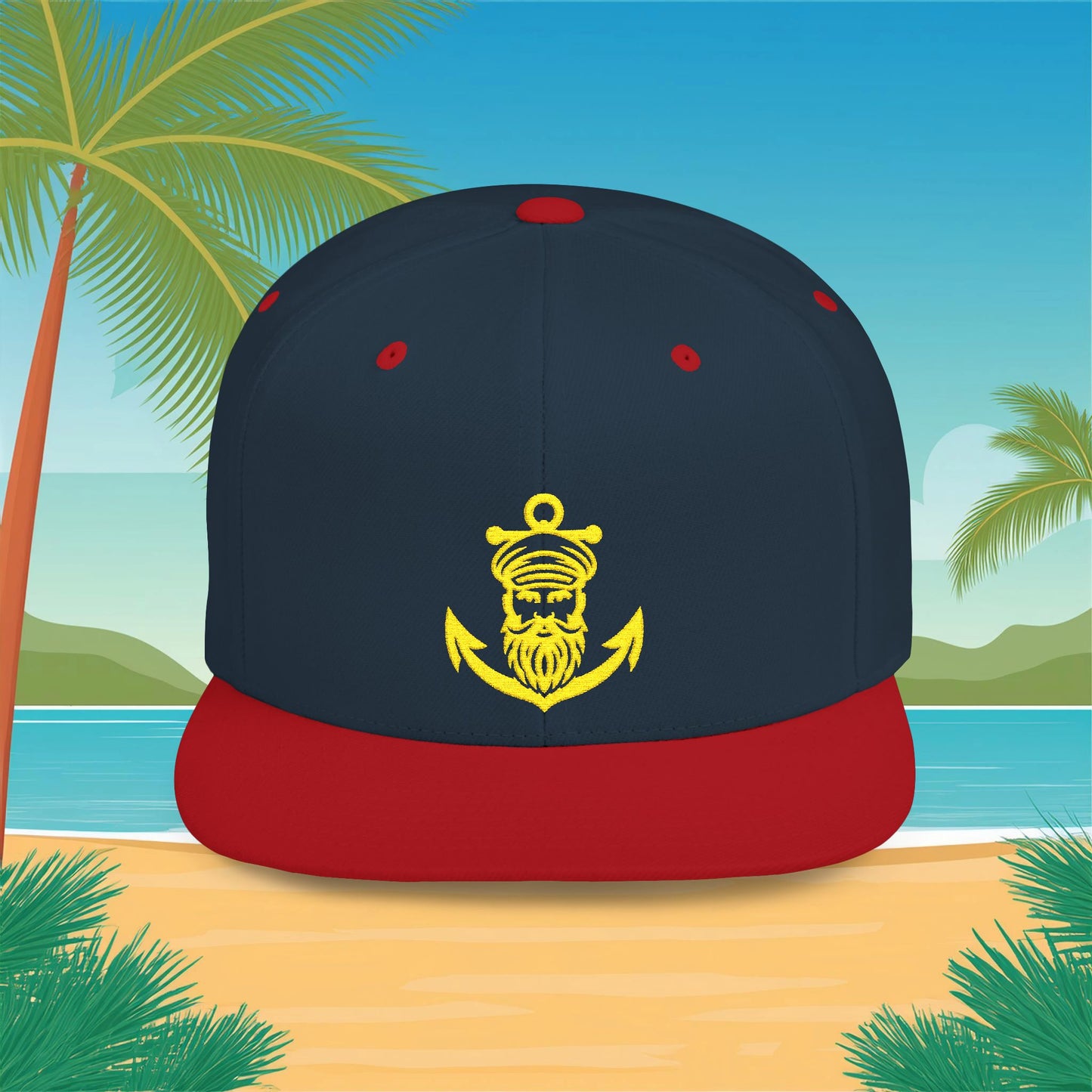 Old Salt Flat Bill Snapback