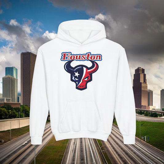 Houston Skull Youth Hoodie