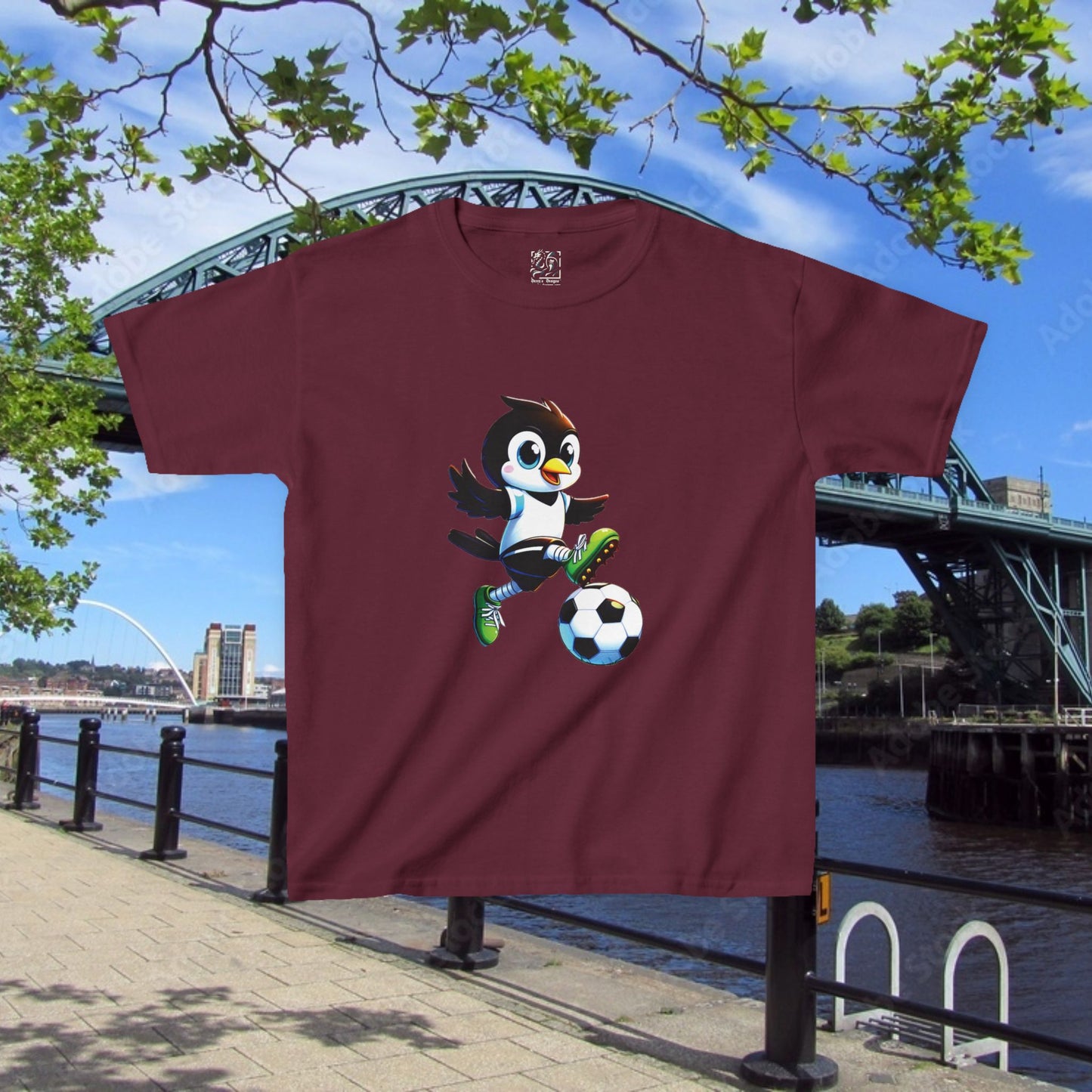 Newcastle United Mini Mag Striker Kids Tee