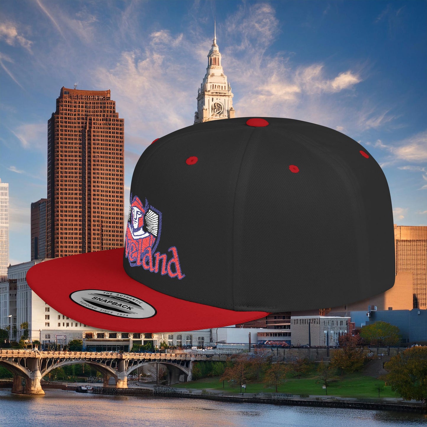 Cleveland Baseball Flat Bill Snapback