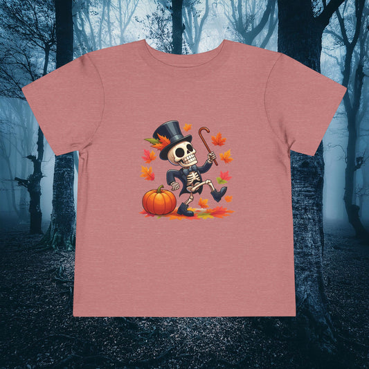 Snazzy Skeleton Toddler Tee