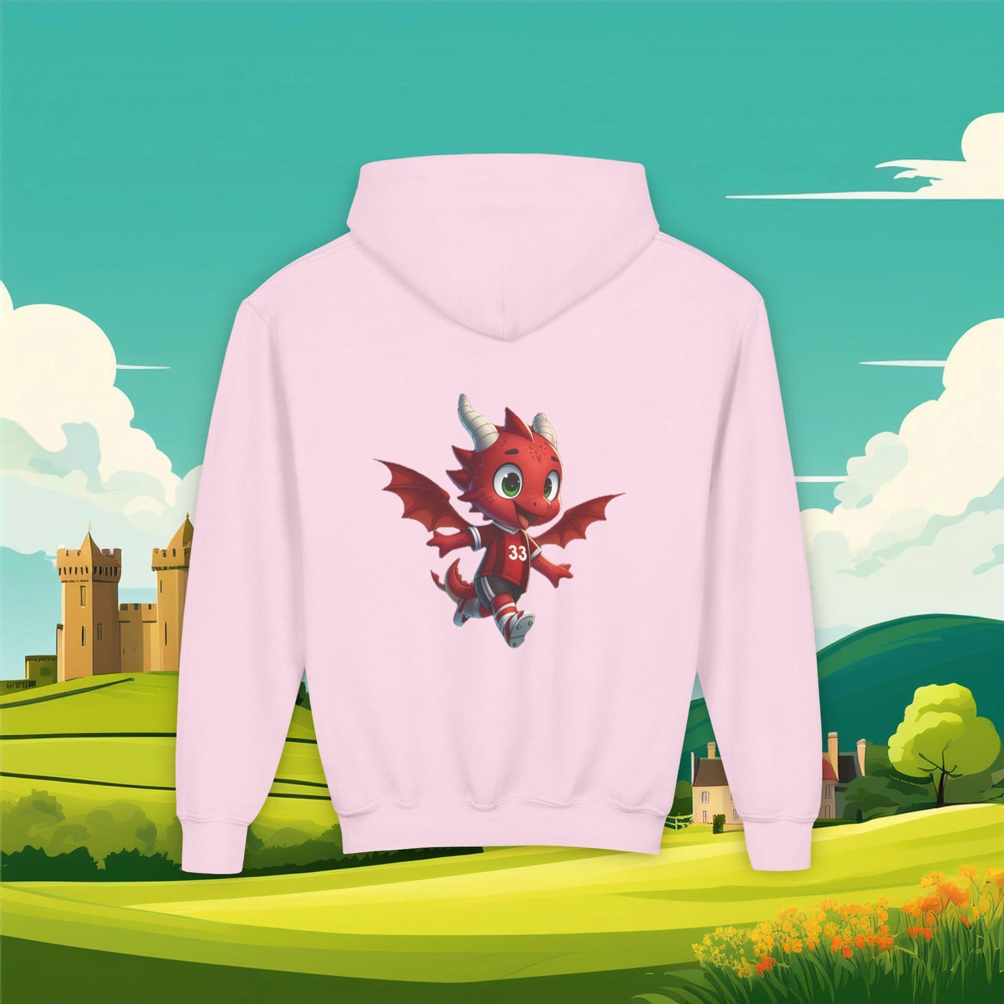 Wrecsam Mini Red Dragon Youth Hoodie