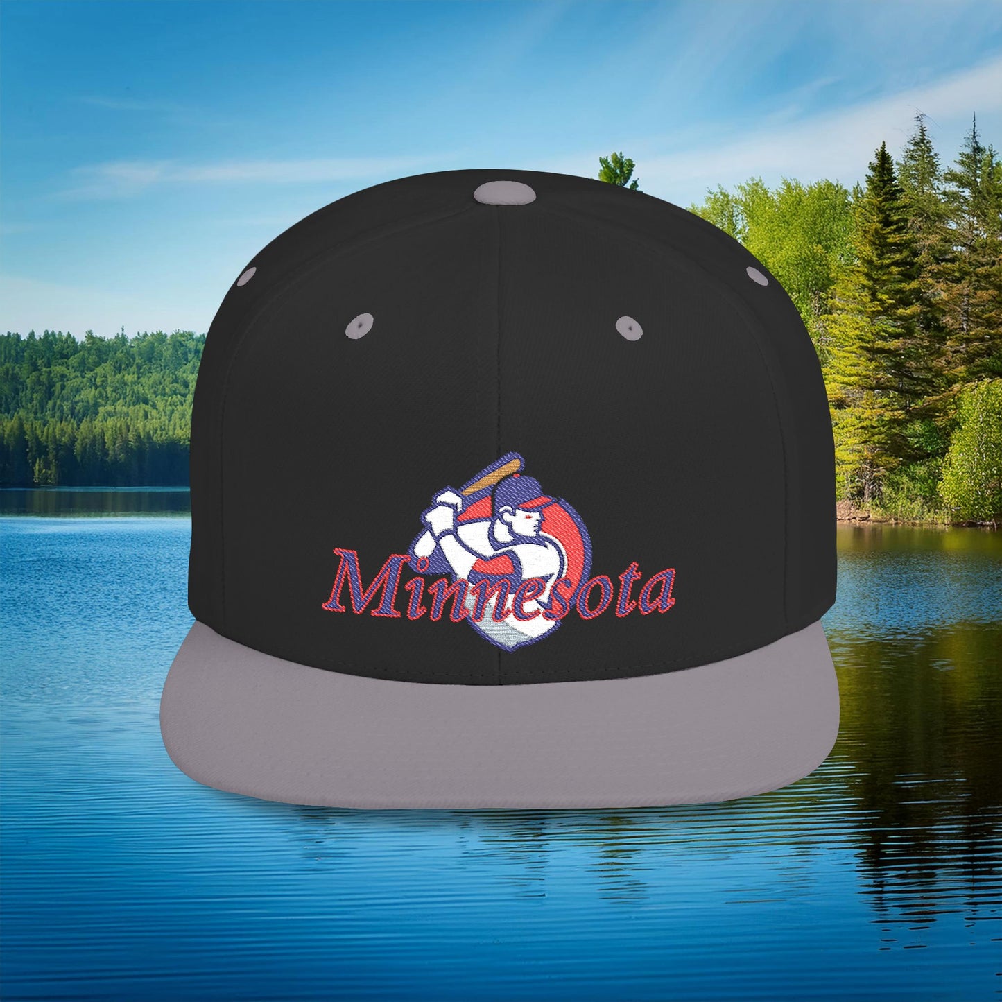 Minnesota Baseball Flat Bill Snapback