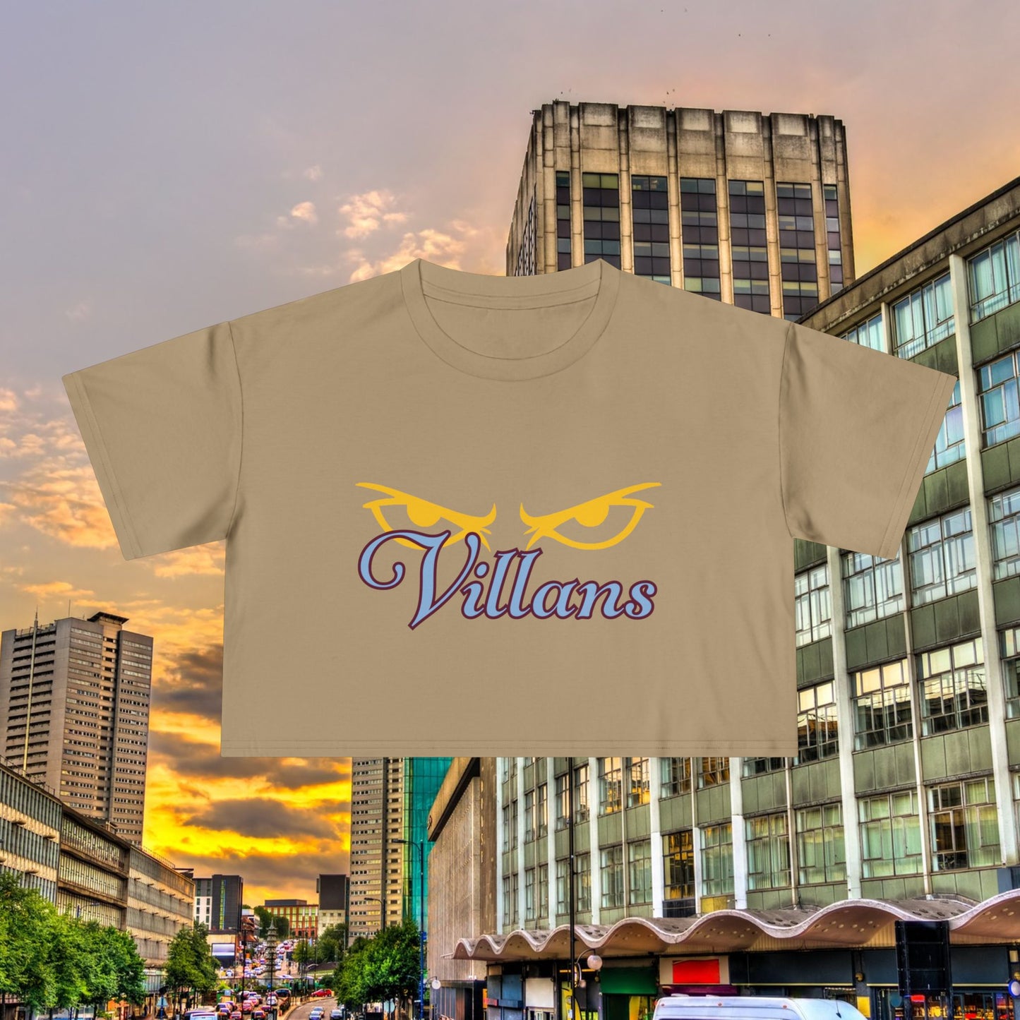 Villans Women's Crop Tee