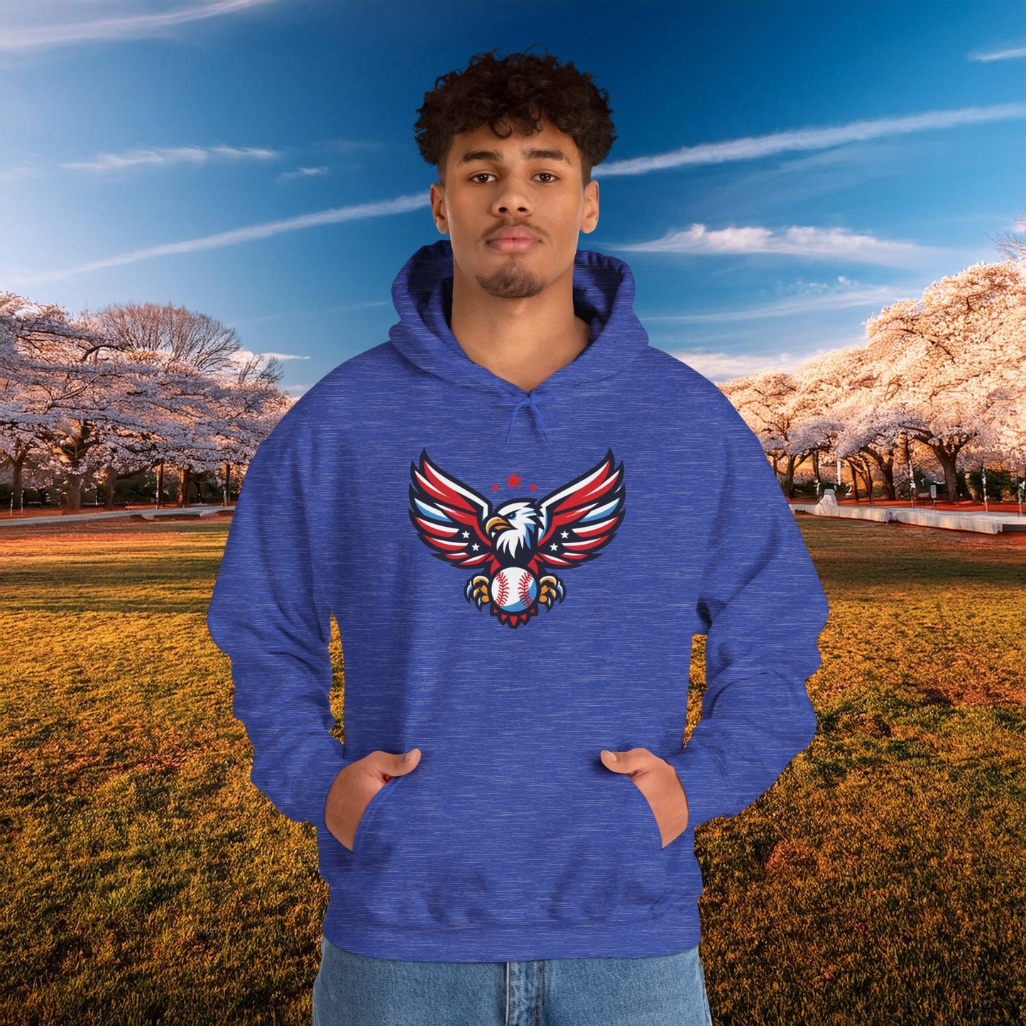 Washington Baseball Eagle Hoodie