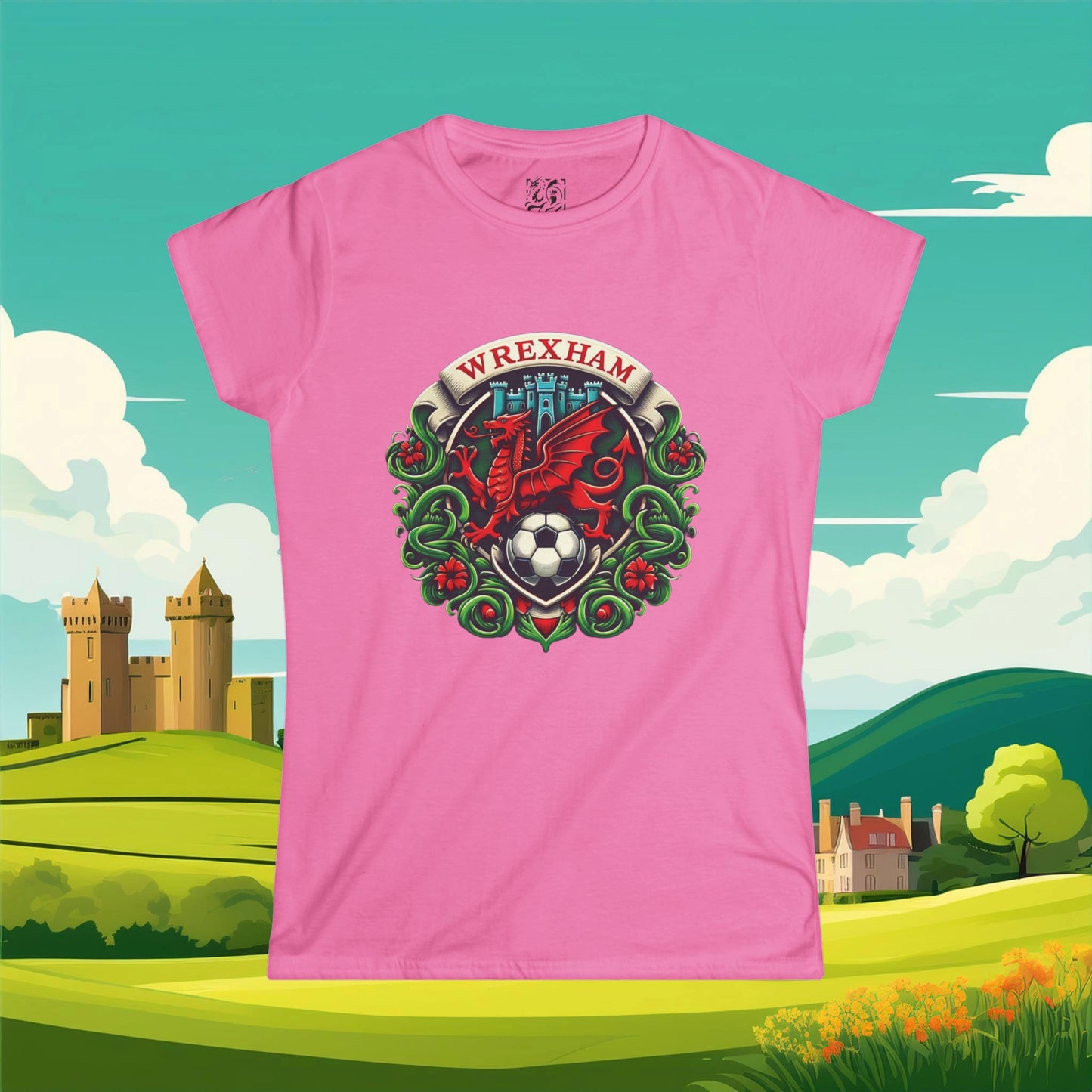 Wrexham Crest Women's Softstyle Tee