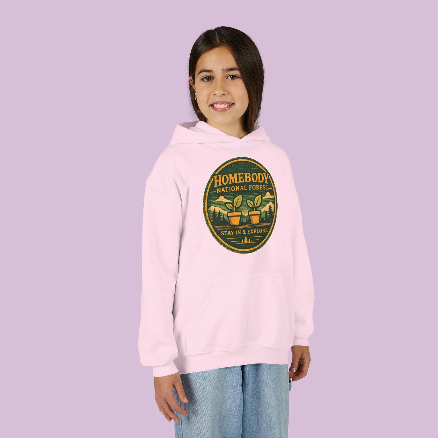 Homebody National Forest Youth Hoodie