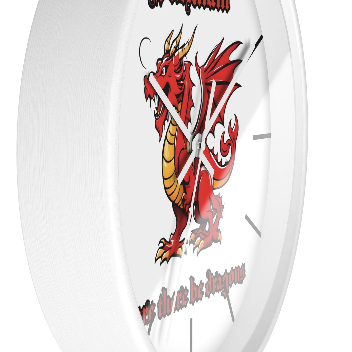 Wrexham Dragon Wall Clock