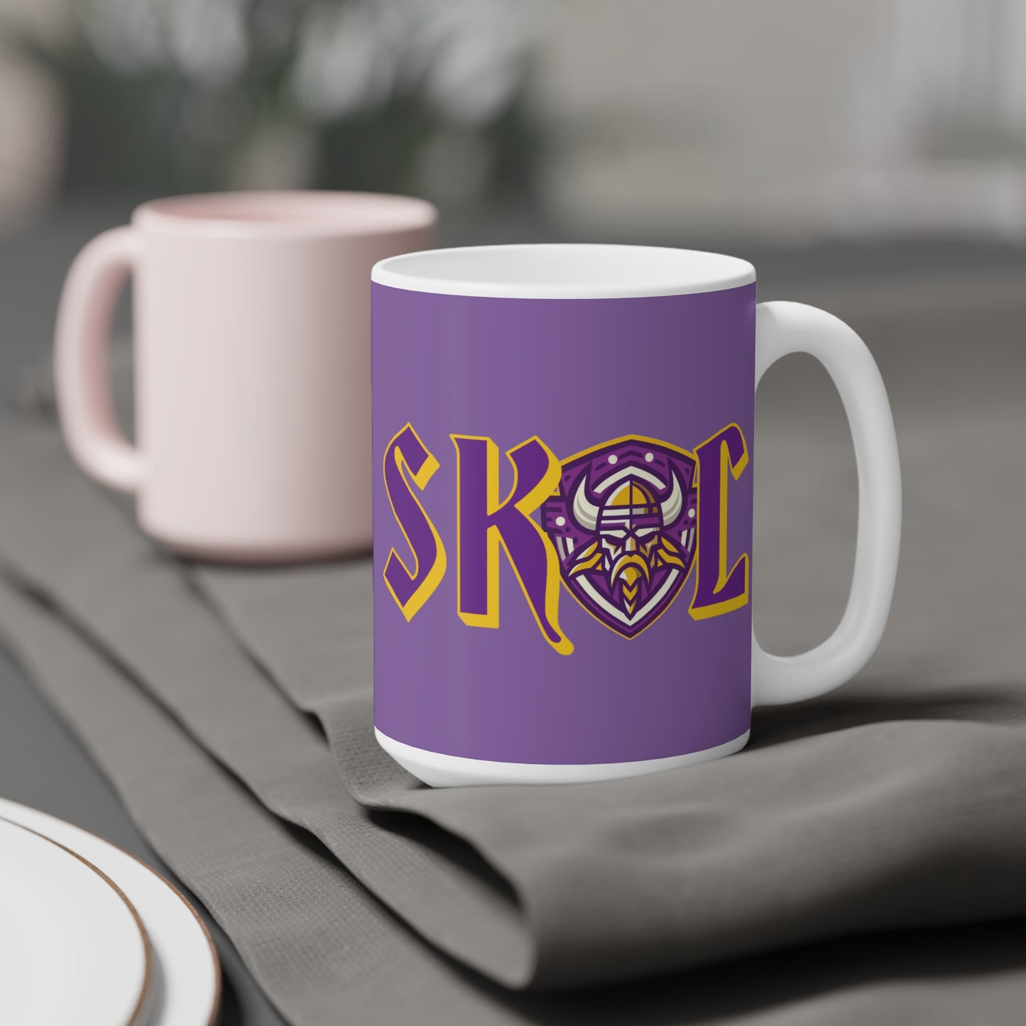 Minnesota Football SKOL Ceramic Mugs (11oz\15oz)