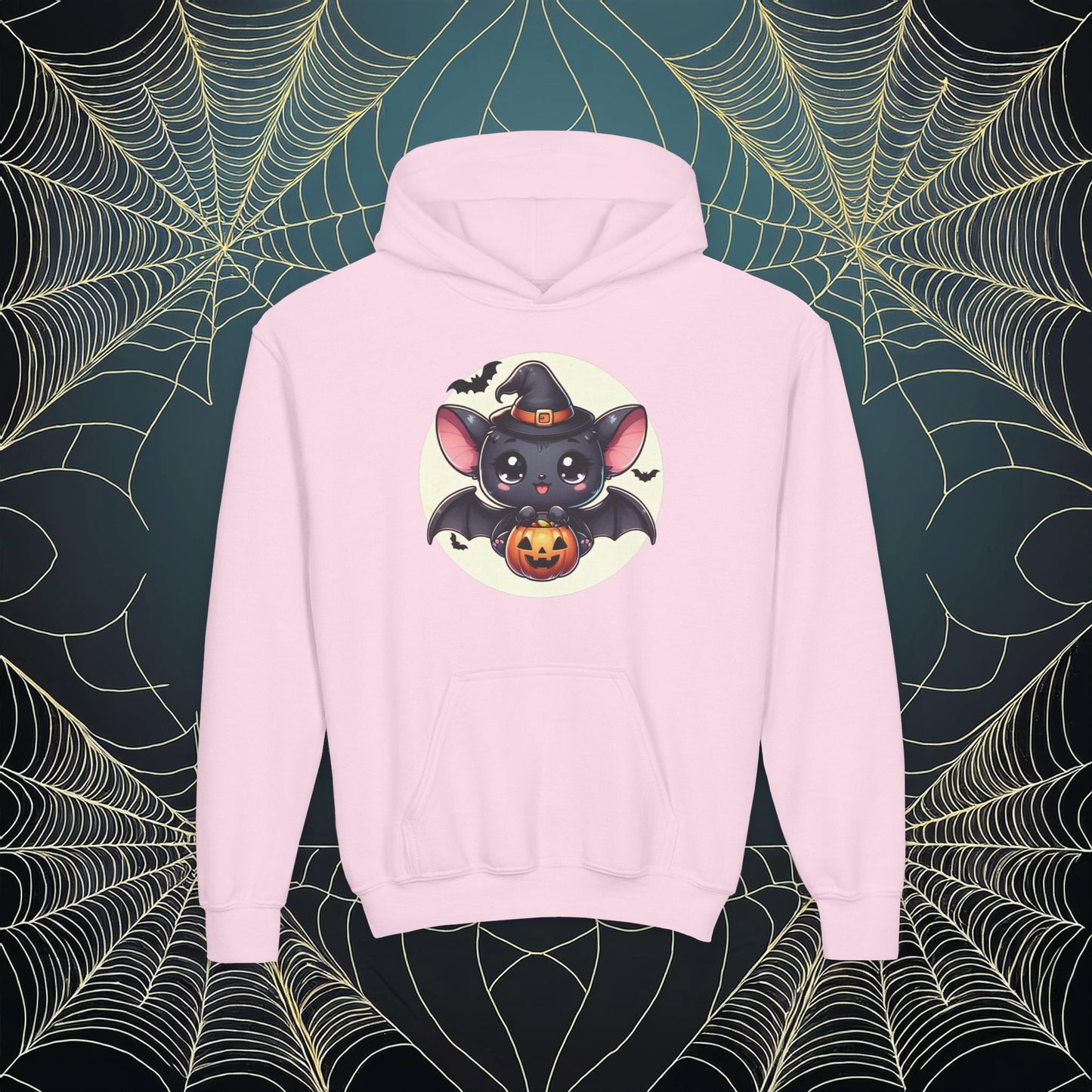 Trick or Treat Bat Youth Hoodie